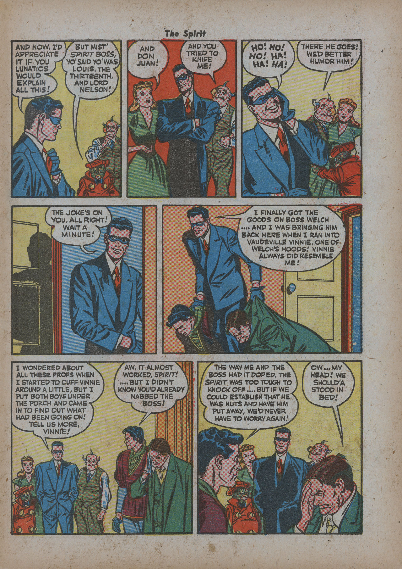 Read online The Spirit (1944) comic -  Issue #13 - 49