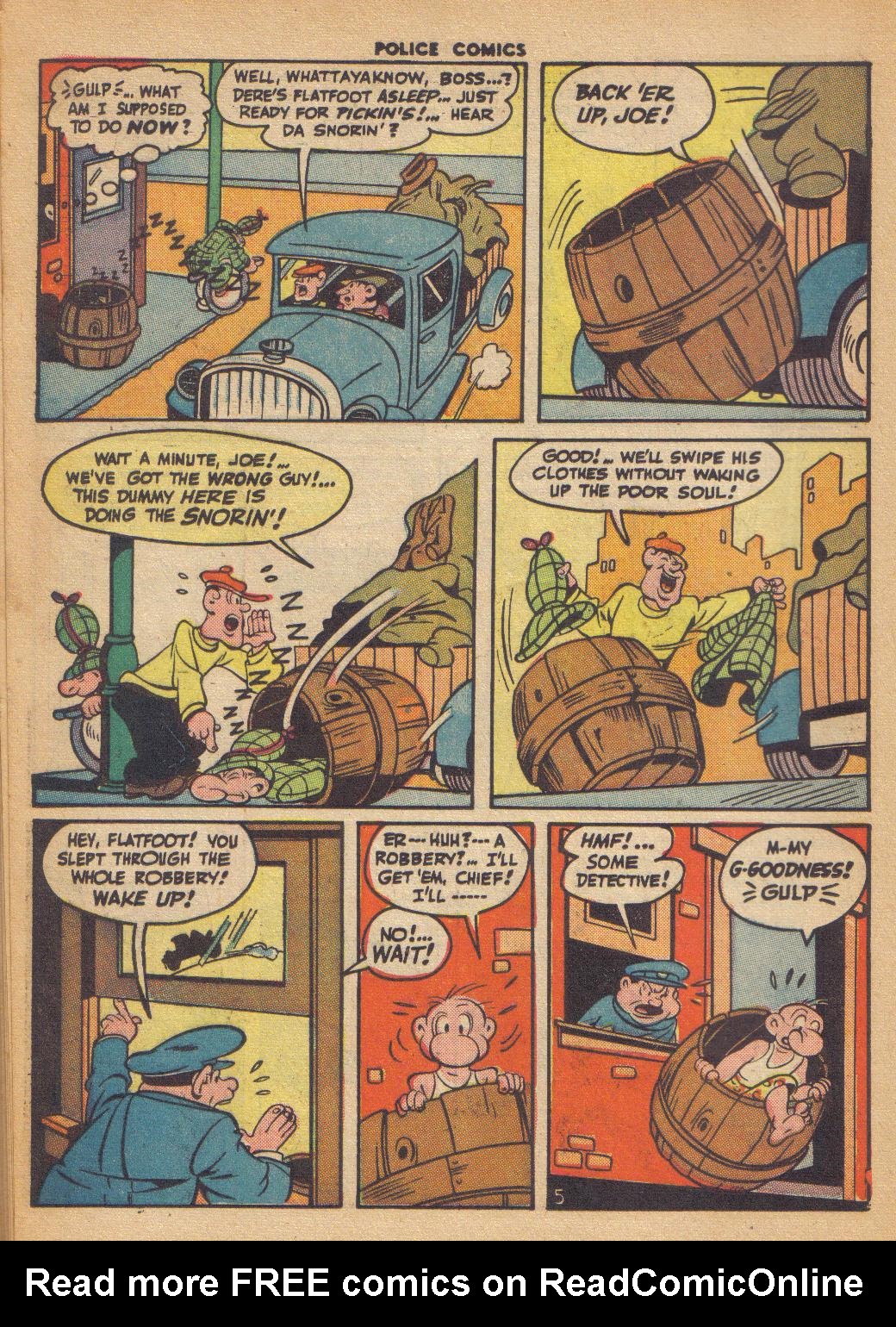 Read online Police Comics comic -  Issue #54 - 34