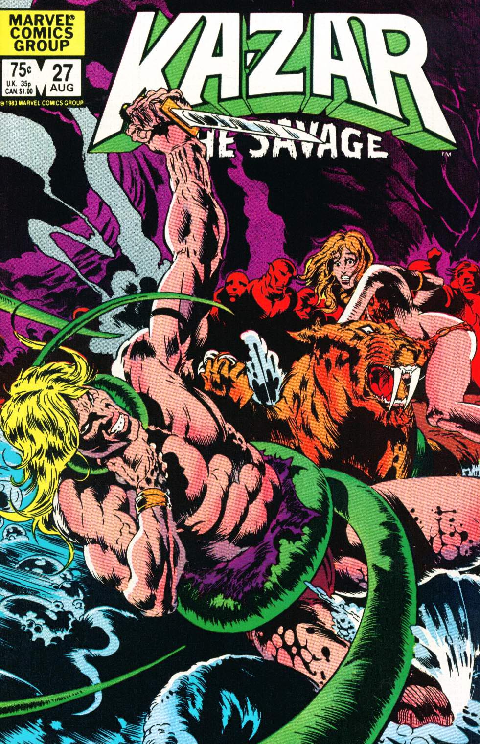 Read online Ka-Zar the Savage comic -  Issue #27 - 1