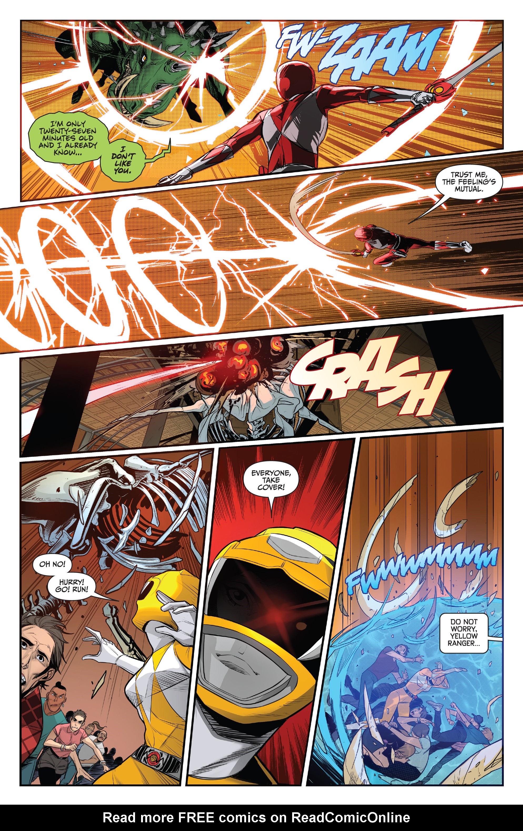 Read online Saban's Go Go Power Rangers comic -  Issue #17 - 19