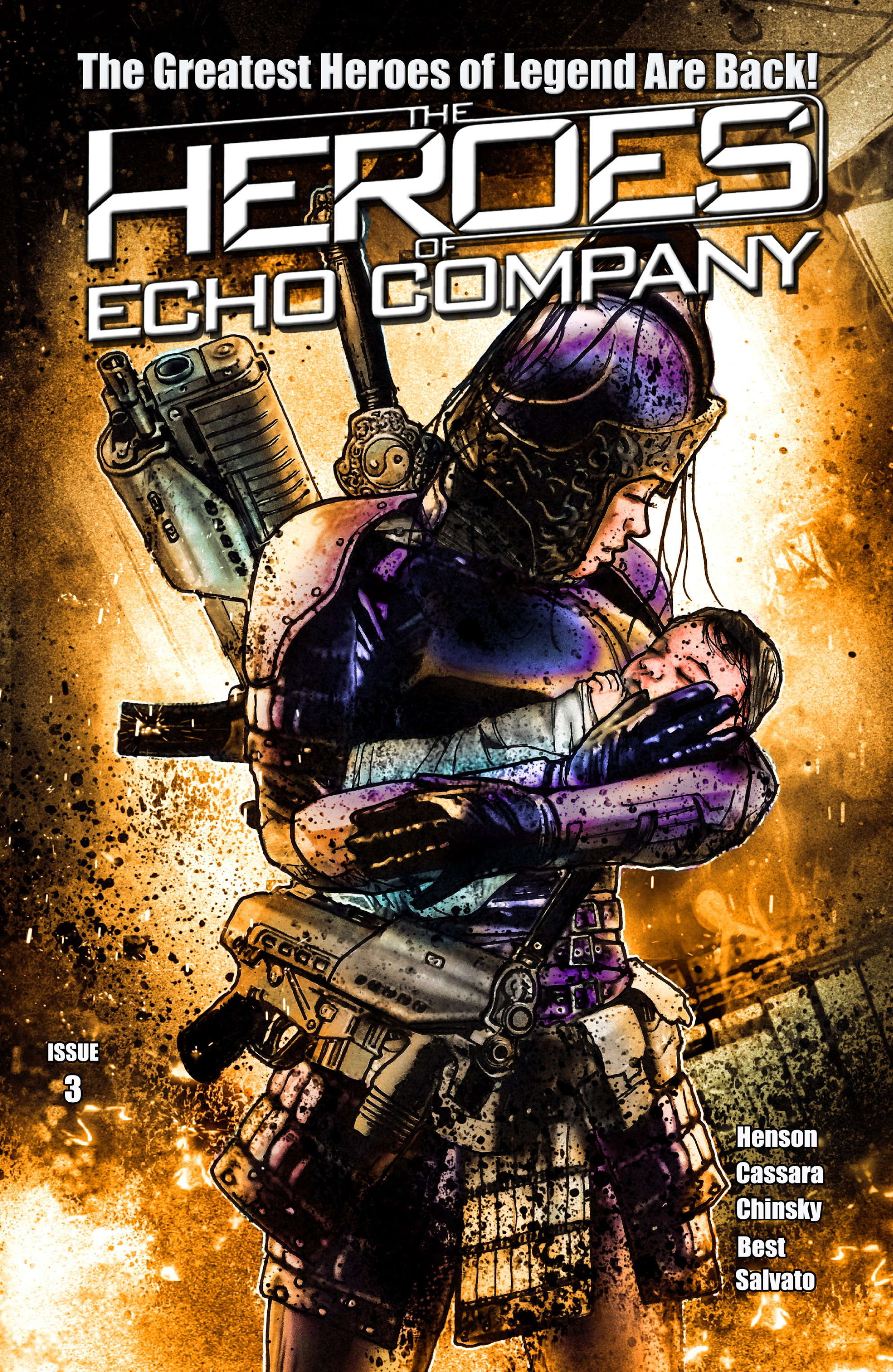 Read online The Heroes of Echo Company comic -  Issue #3 - 1