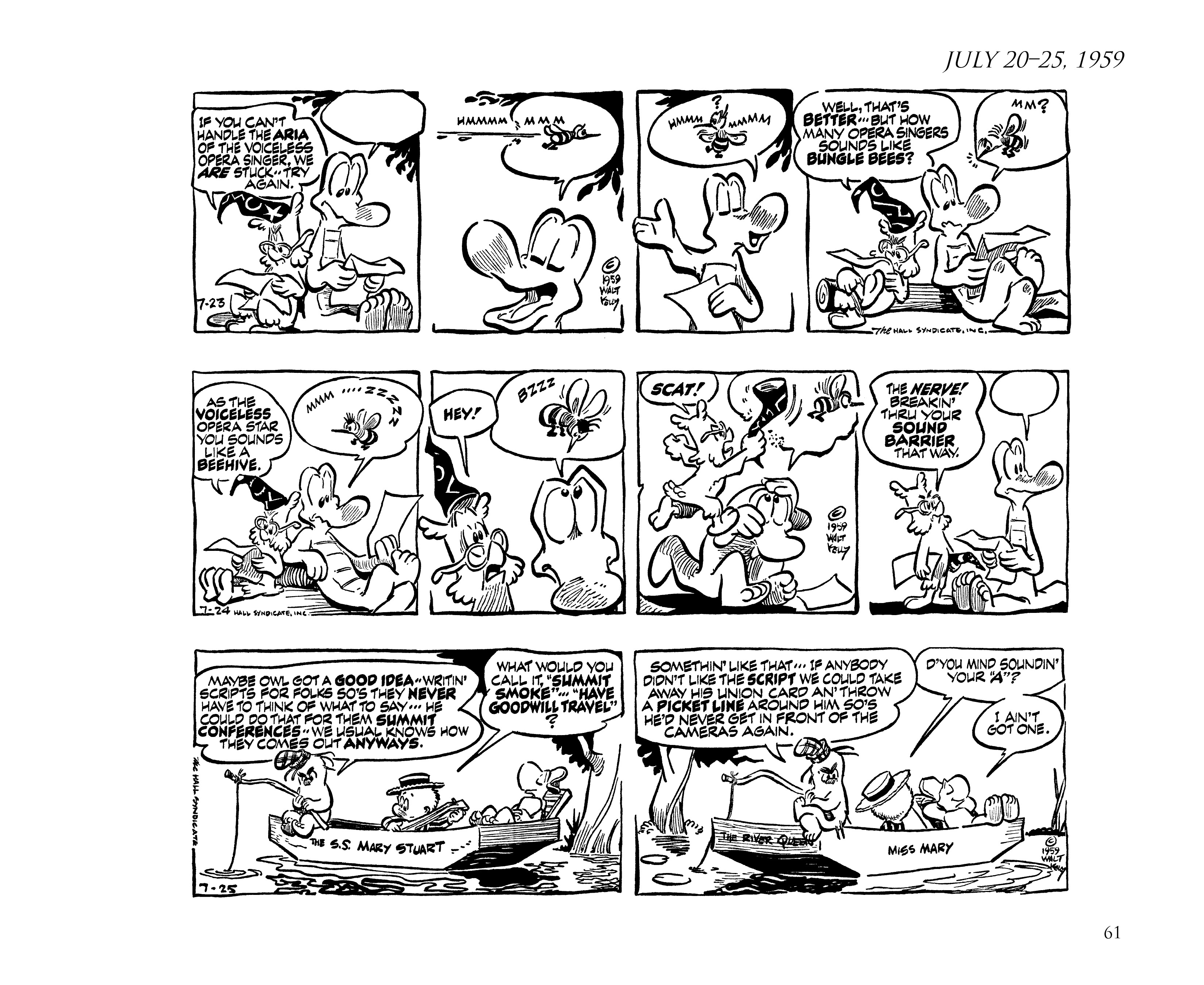 Read online Pogo by Walt Kelly: The Complete Syndicated Comic Strips comic -  Issue # TPB 6 (Part 1) - 71