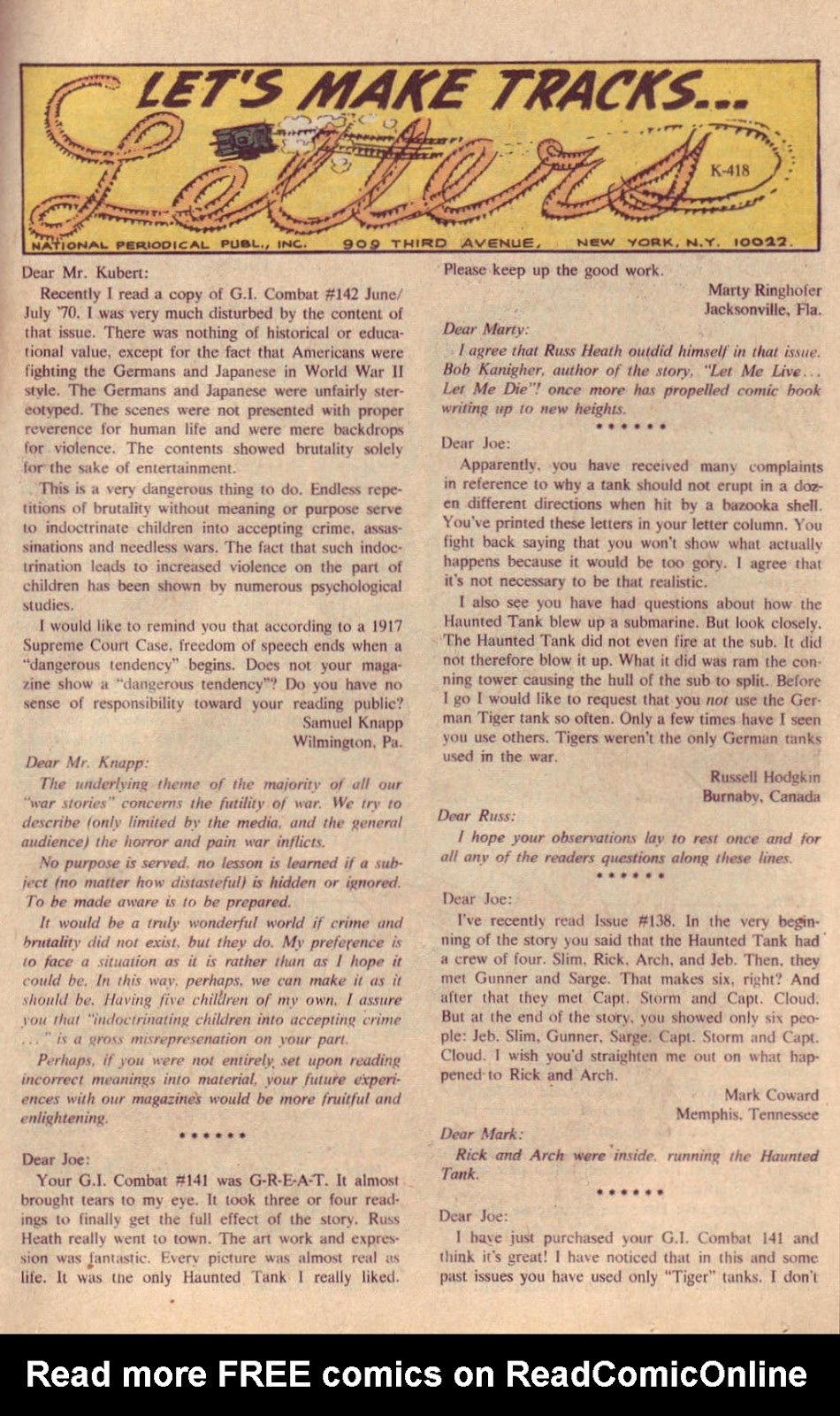 G.I. Combat (1952) issue 144 - Page 39