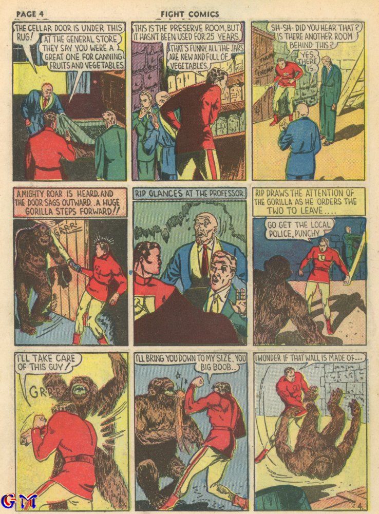 Read online Fight Comics comic -  Issue #5 - 7