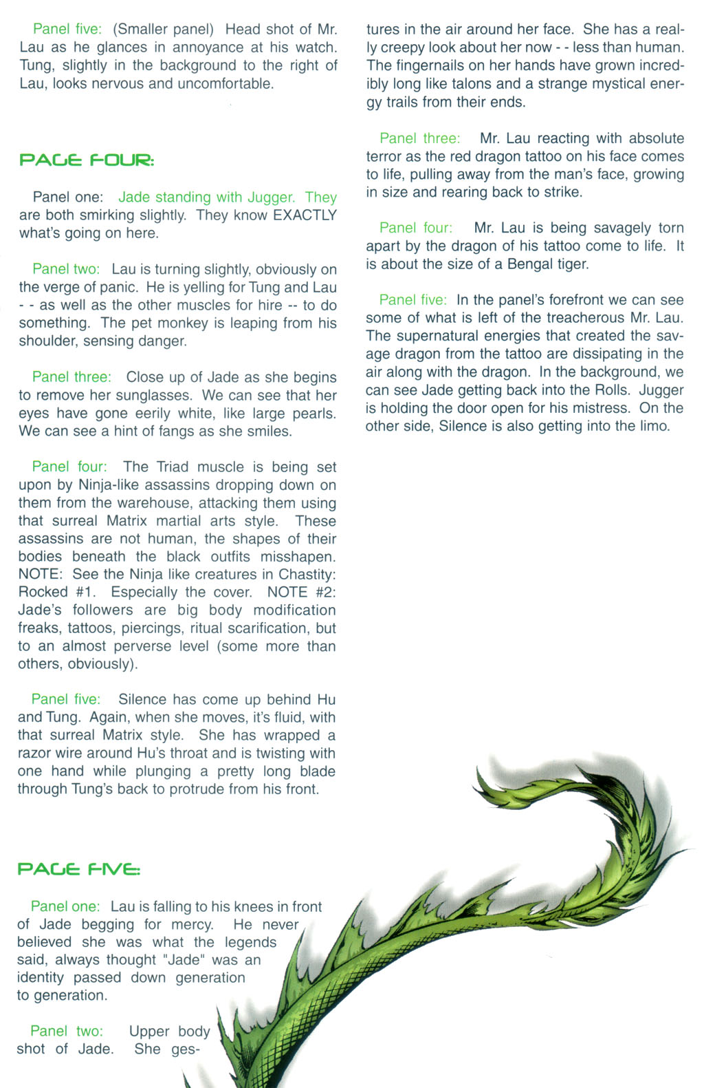 Read online Jade comic -  Issue #0 - 17