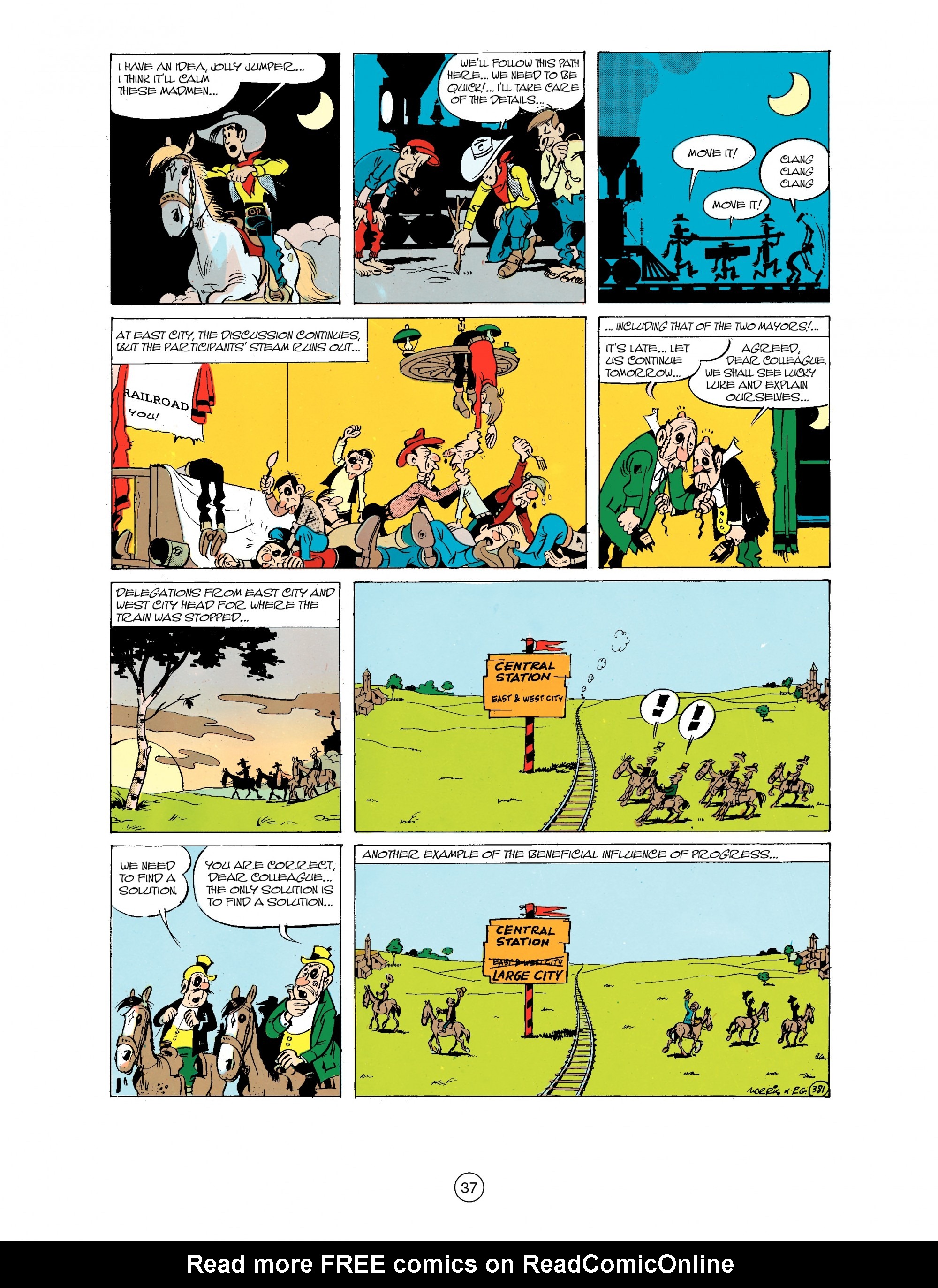 Read online A Lucky Luke Adventure comic -  Issue #32 - 37