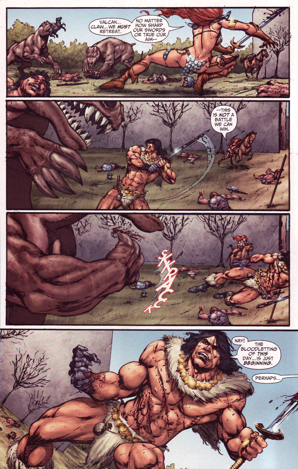 Read online Red Sonja / Claw The Unconquered: Devil's Hands comic -  Issue # TPB - 31