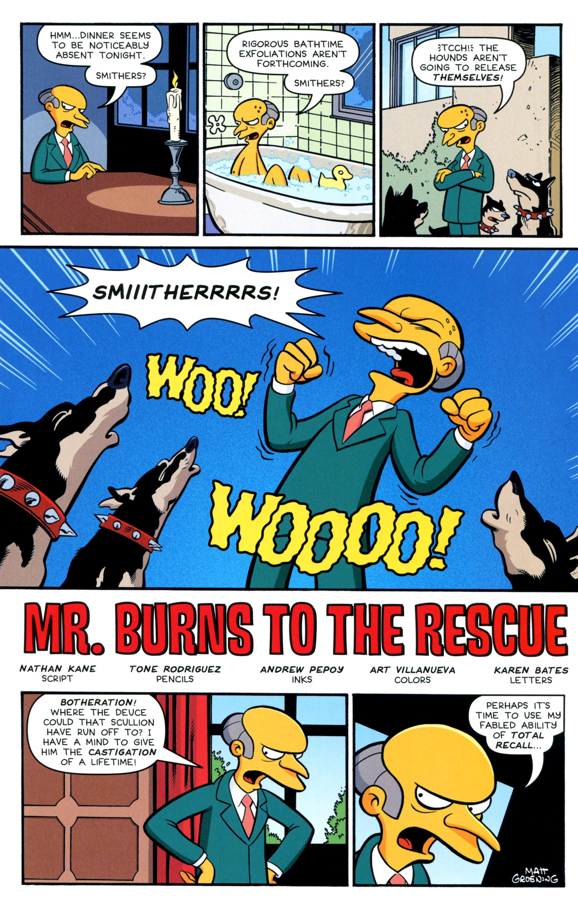 Read online Simpsons One-Shot Wonders: Mr. Burns comic -  Issue # Full - 20