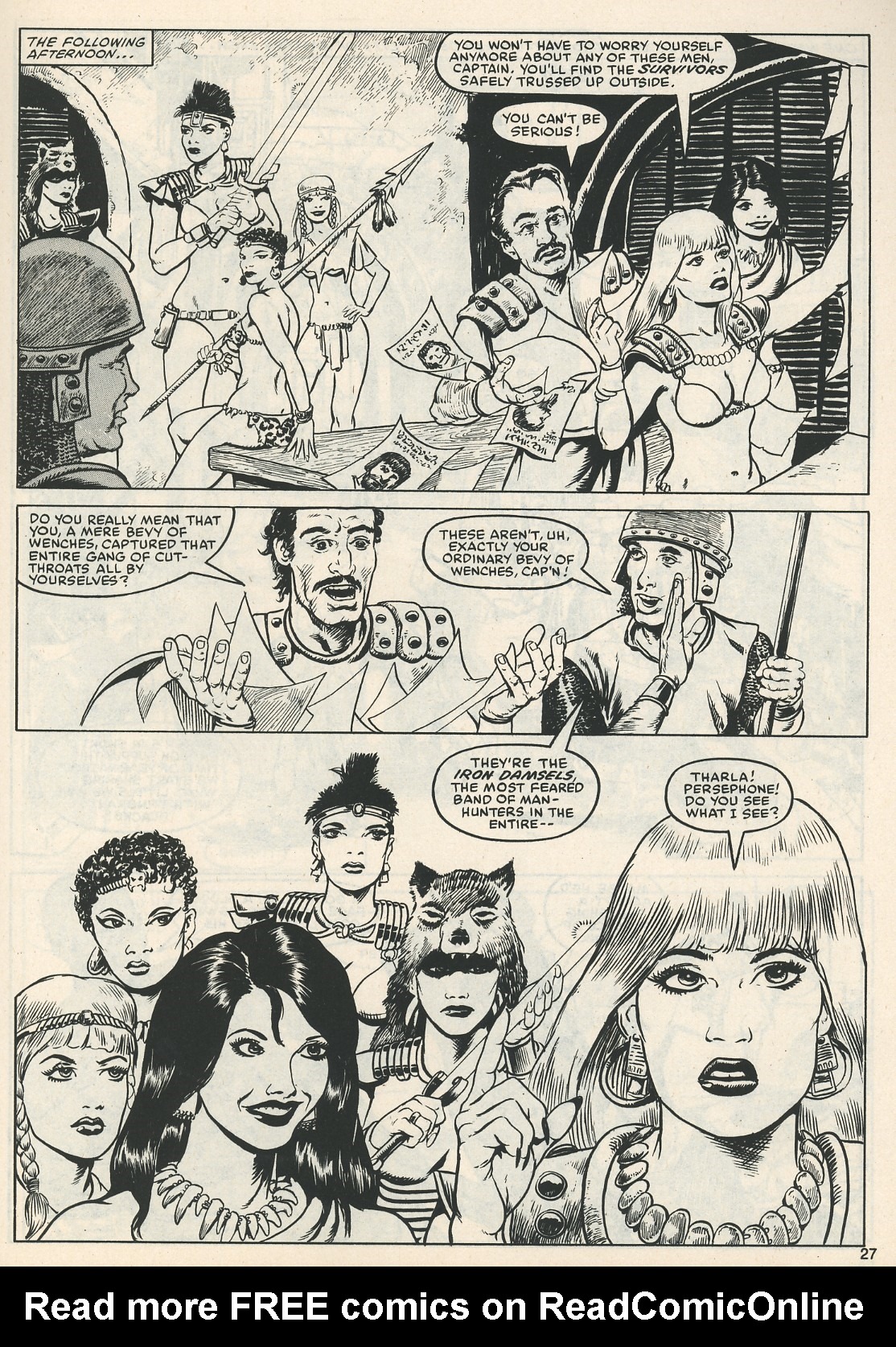 Read online The Savage Sword Of Conan comic -  Issue #111 - 28