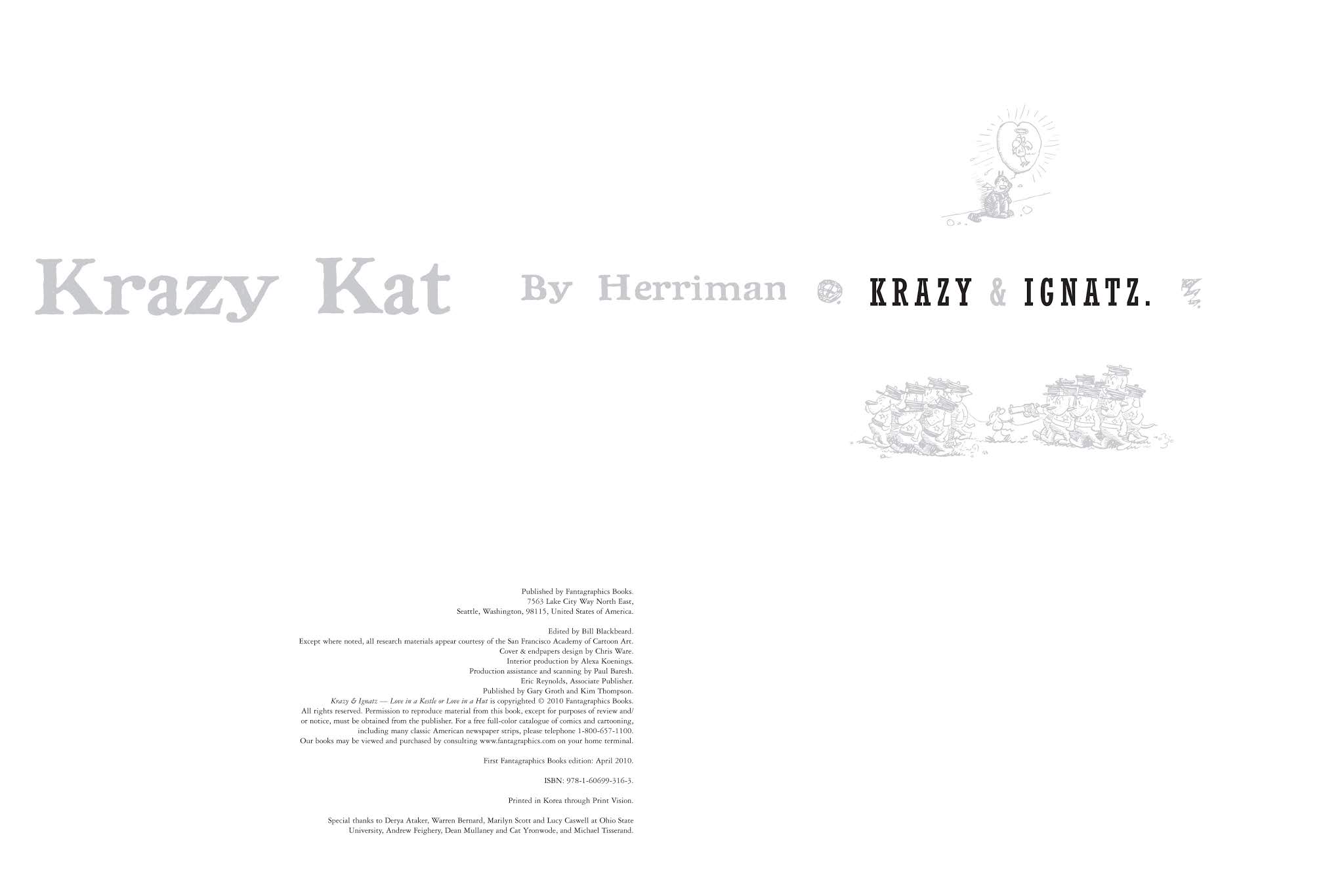 Read online Krazy & Ignatz comic -  Issue # TPB 1 - 5