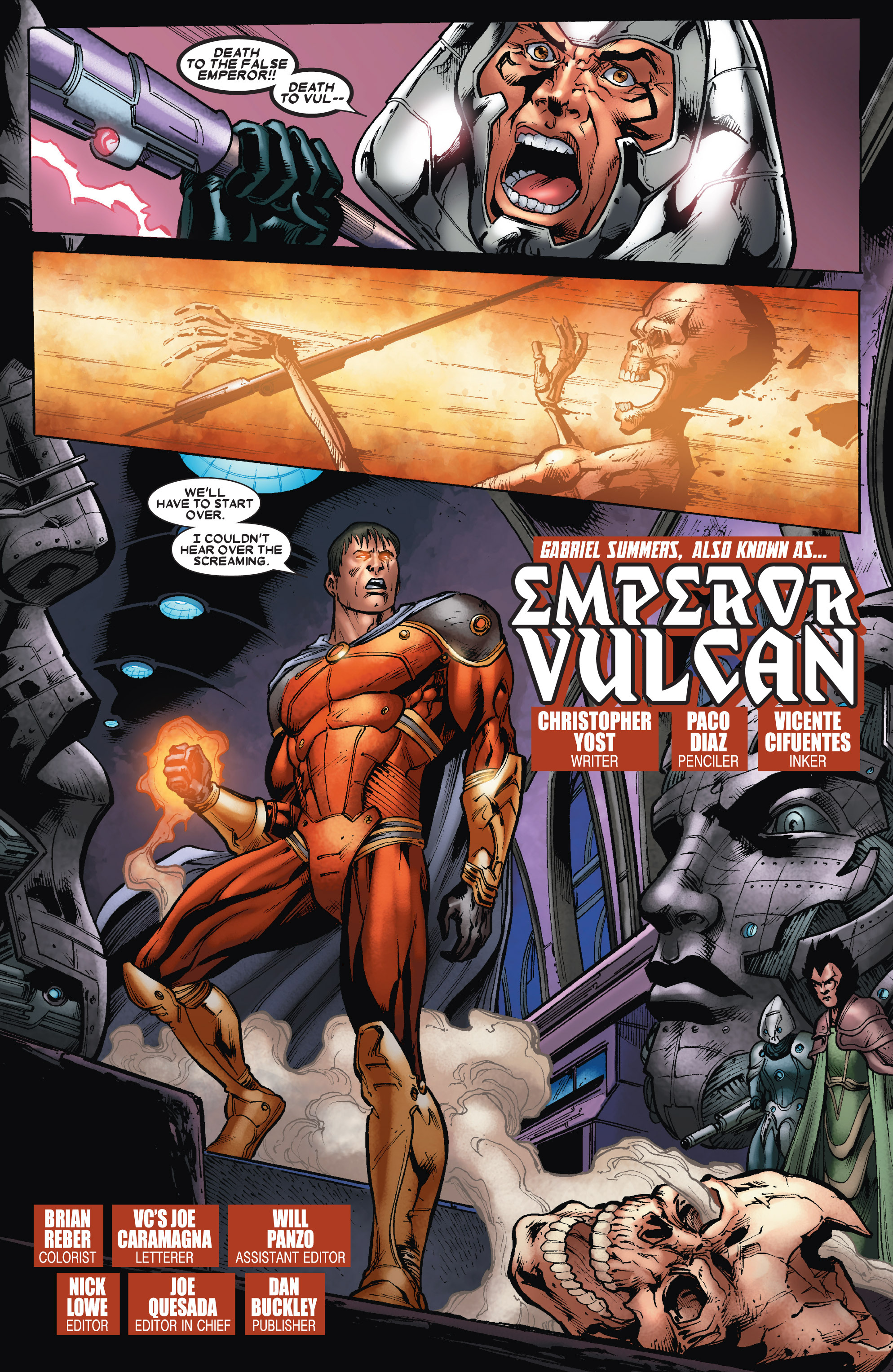 Read online X-Men: Emperor Vulcan comic -  Issue #1 - 8