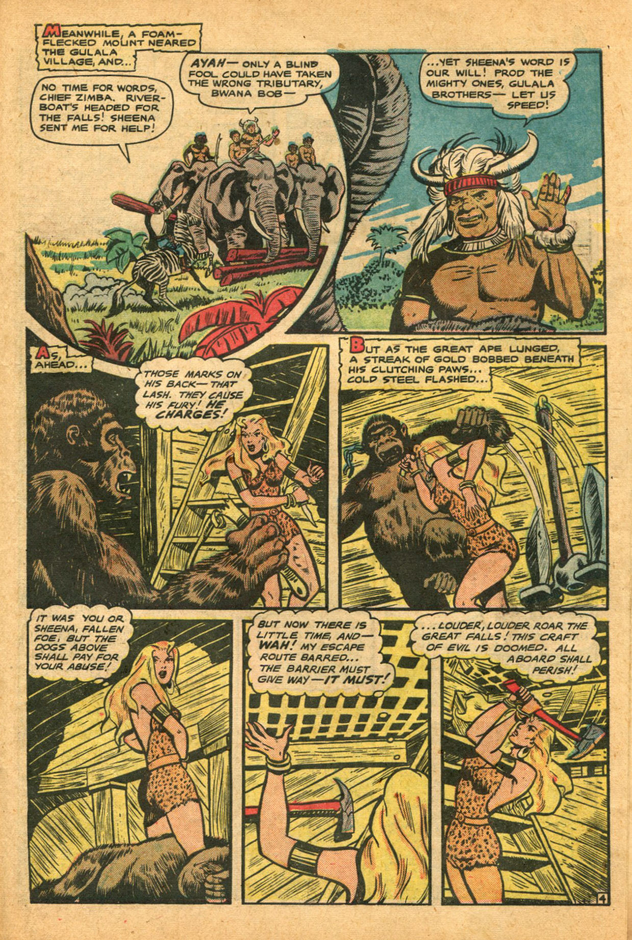 Read online Sheena, Queen of the Jungle (1942) comic -  Issue #12 - 31