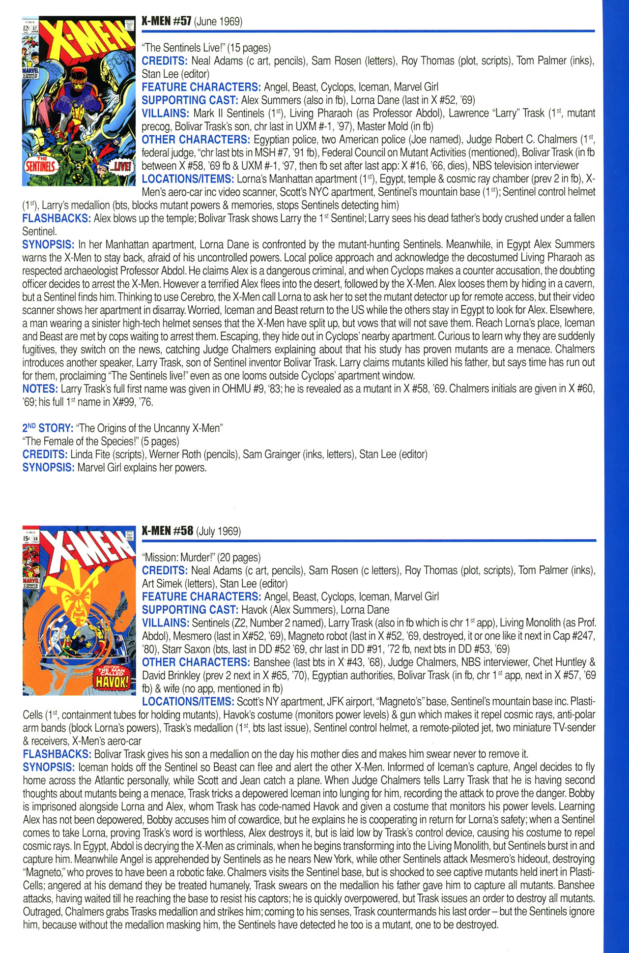 Read online Official Index to the Marvel Universe comic -  Issue #2 - 49