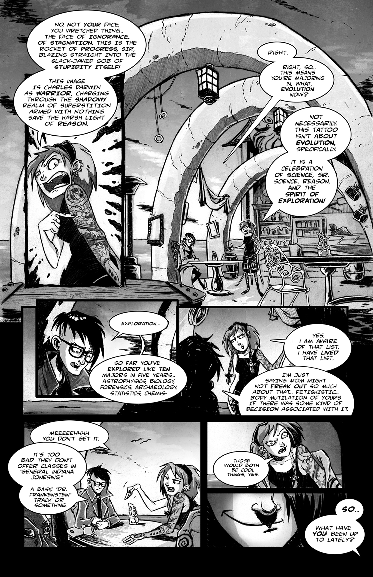 Read online Eldritch! comic -  Issue #1 - 5