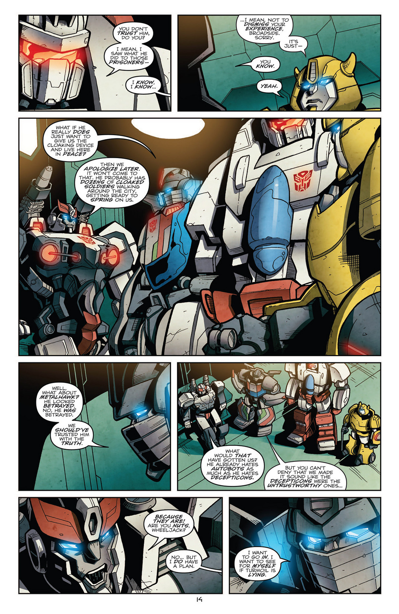 Read online Transformers: Robots In Disguise (2012) comic -  Issue #7 - 16