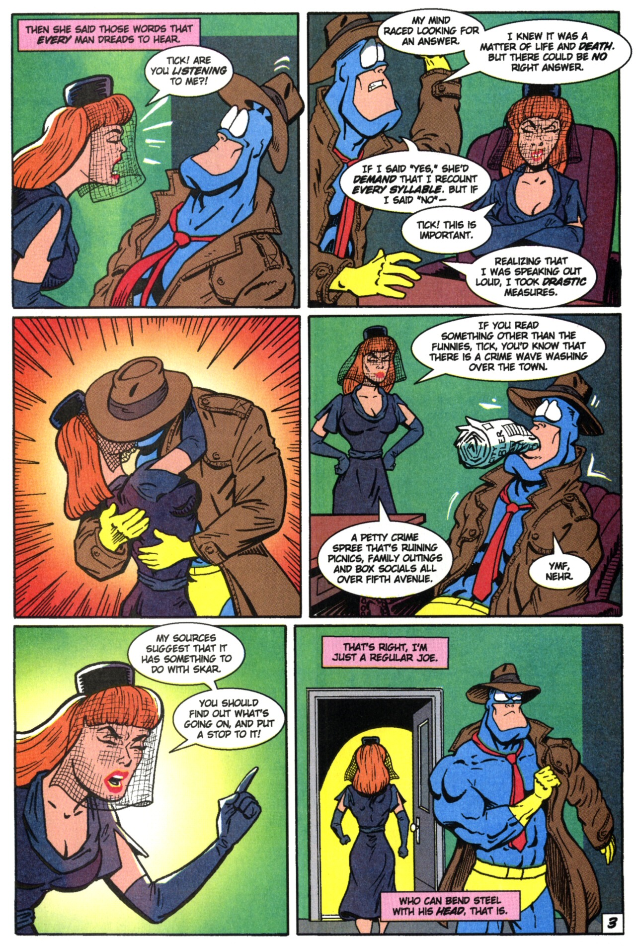 Read online The Tick's Golden Age Comic comic -  Issue #3 - 18