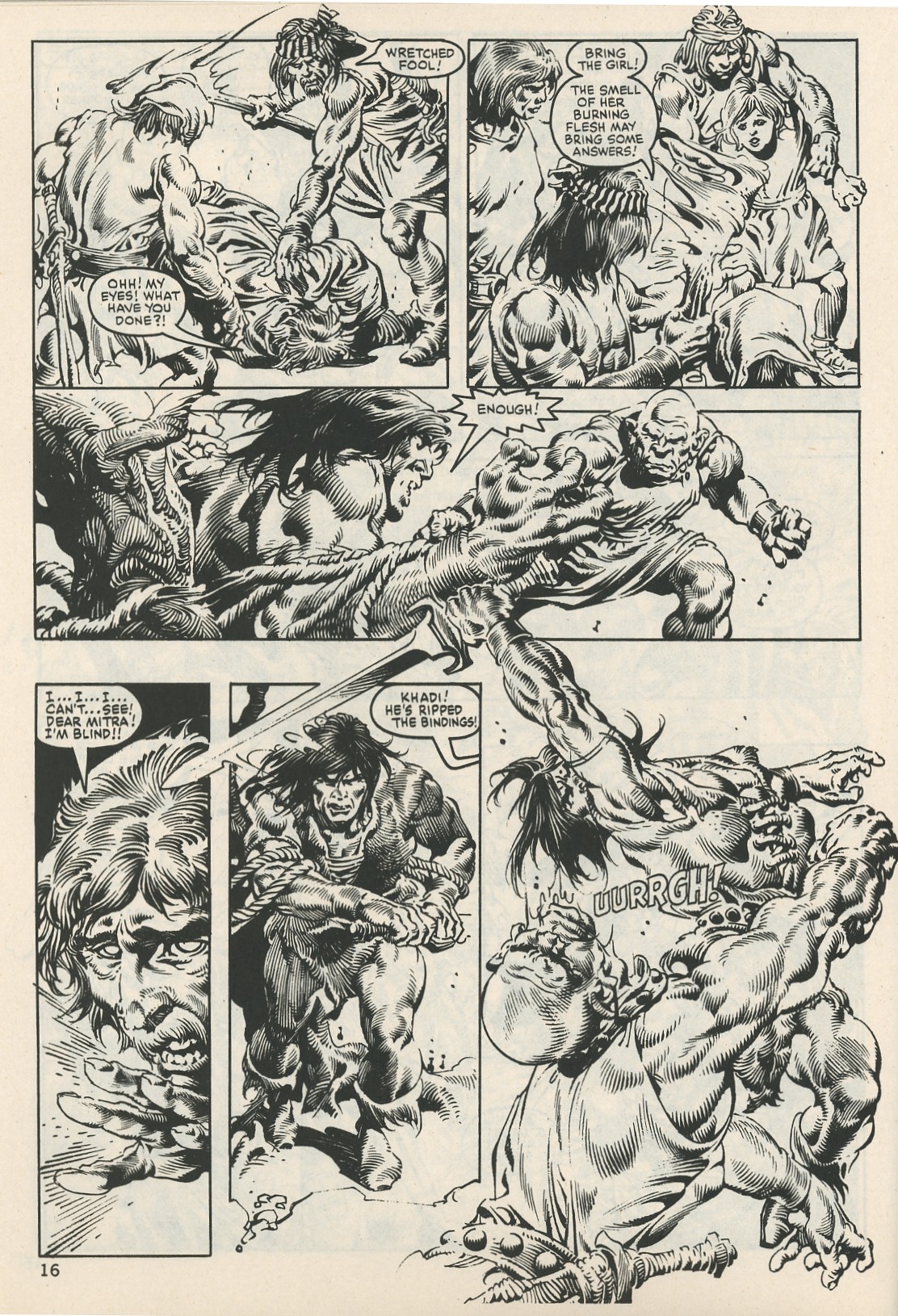 Read online The Savage Sword Of Conan comic -  Issue #114 - 16