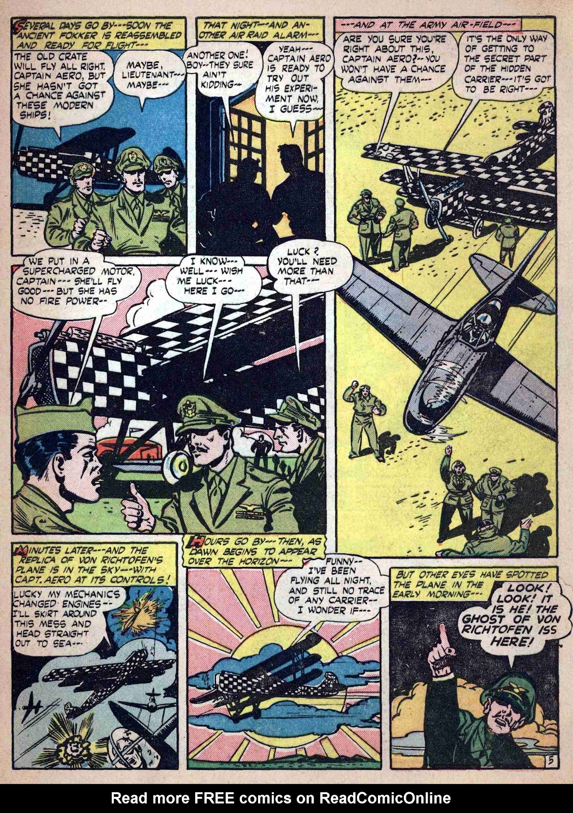Captain Aero Comics issue 22 - Page 7