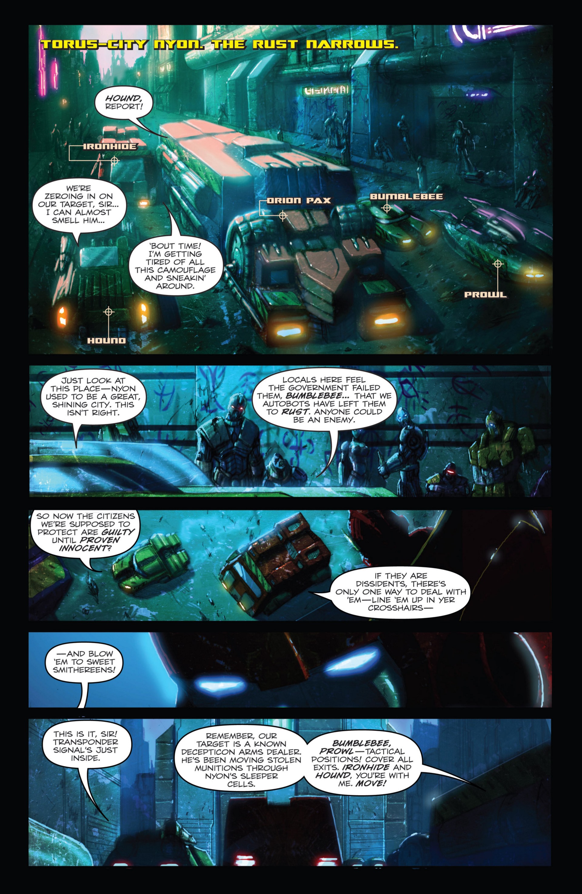 Read online Transformers: Autocracy comic -  Issue # Full - 9