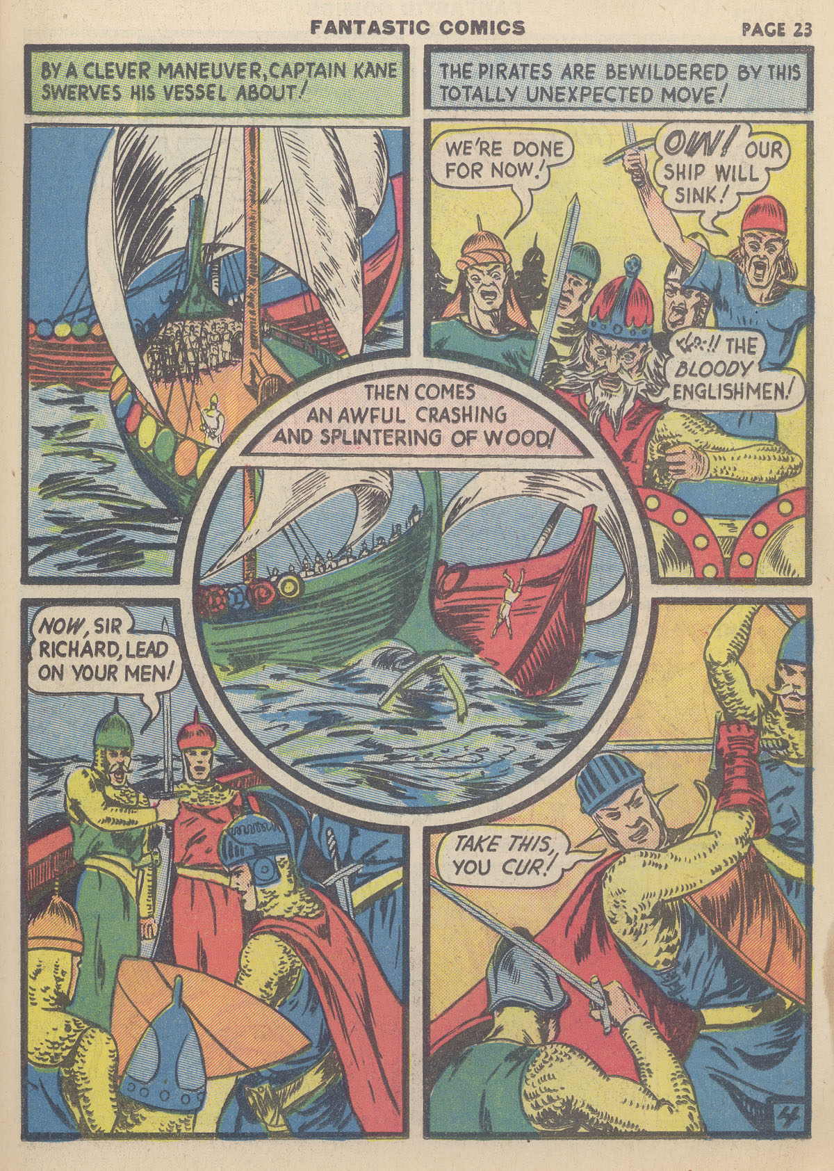 Read online Fantastic Comics comic -  Issue #9 - 25