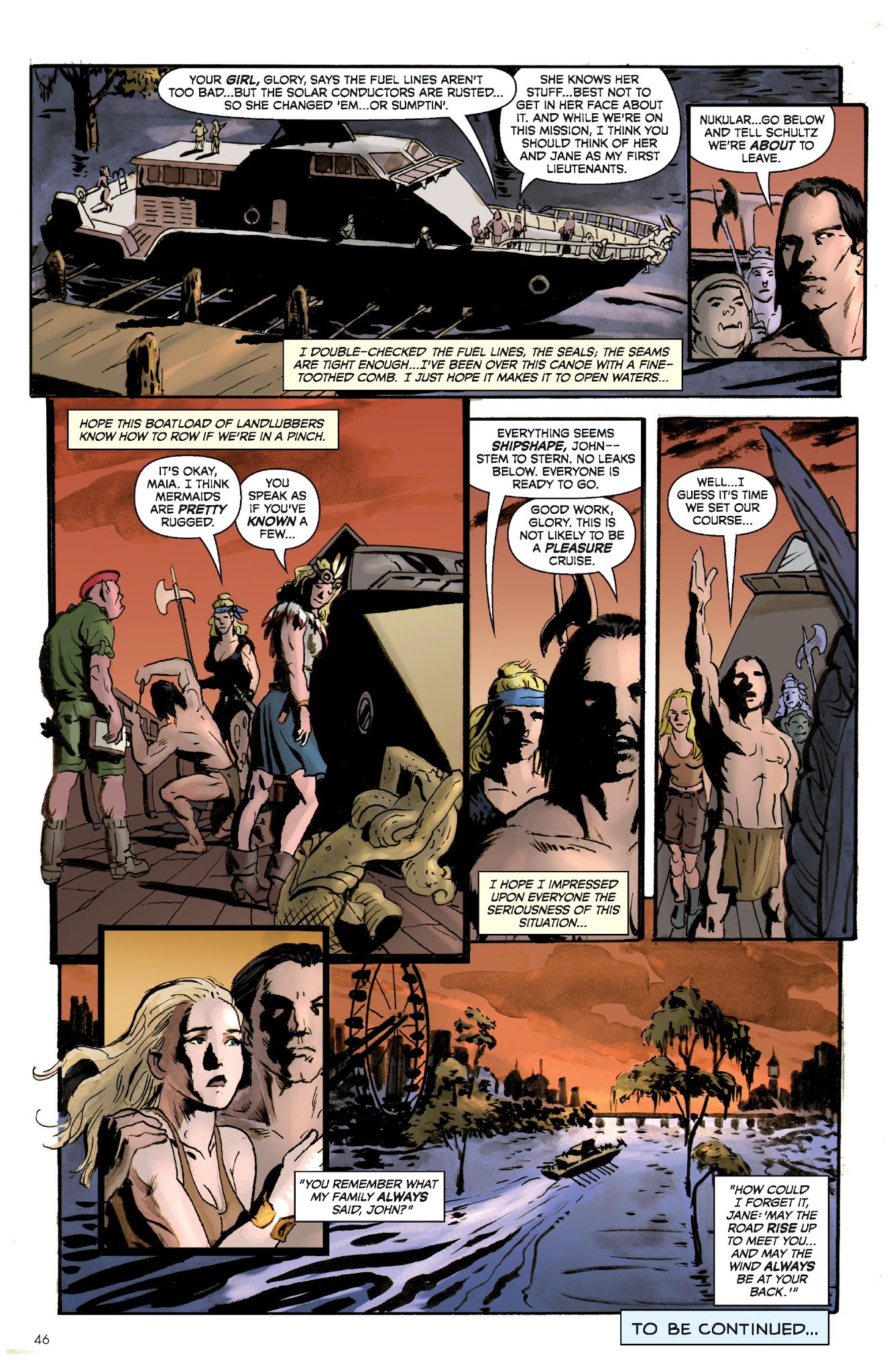 Read online The Once and Future Tarzan comic -  Issue # TPB - 47