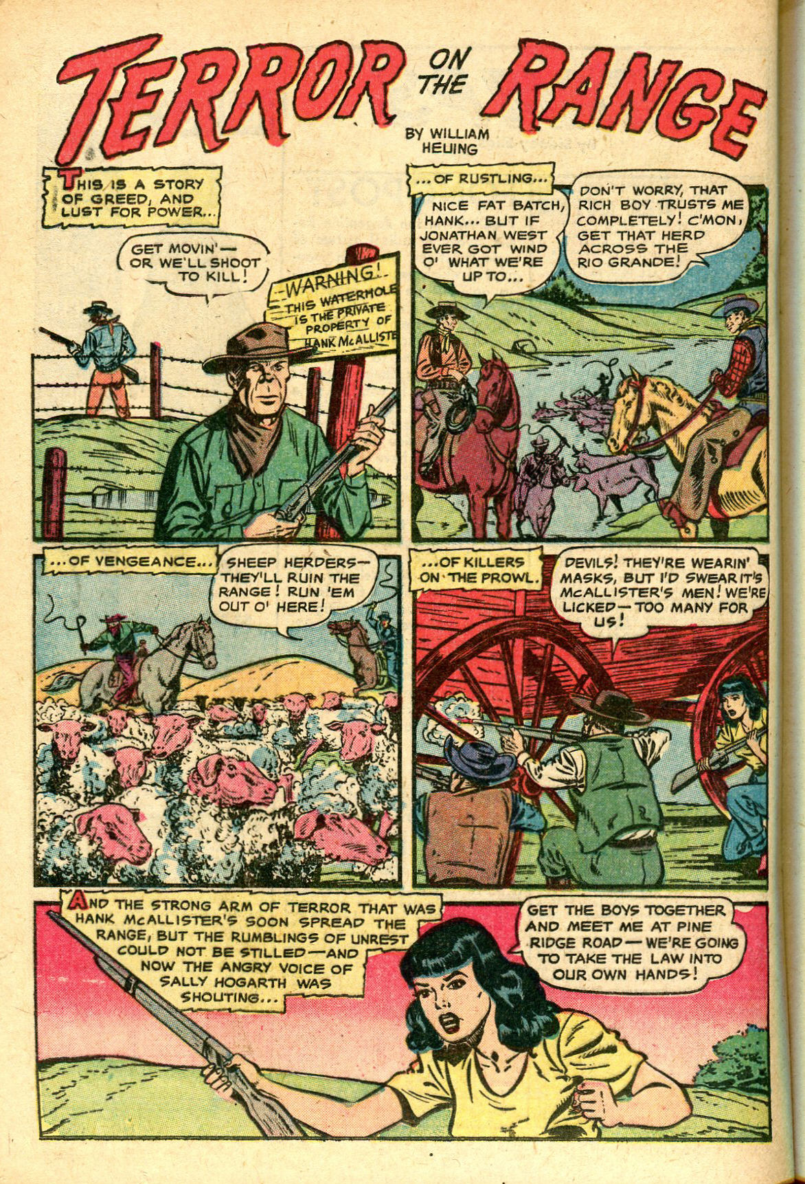 Read online Cowgirl Romances (1950) comic -  Issue #7 - 20