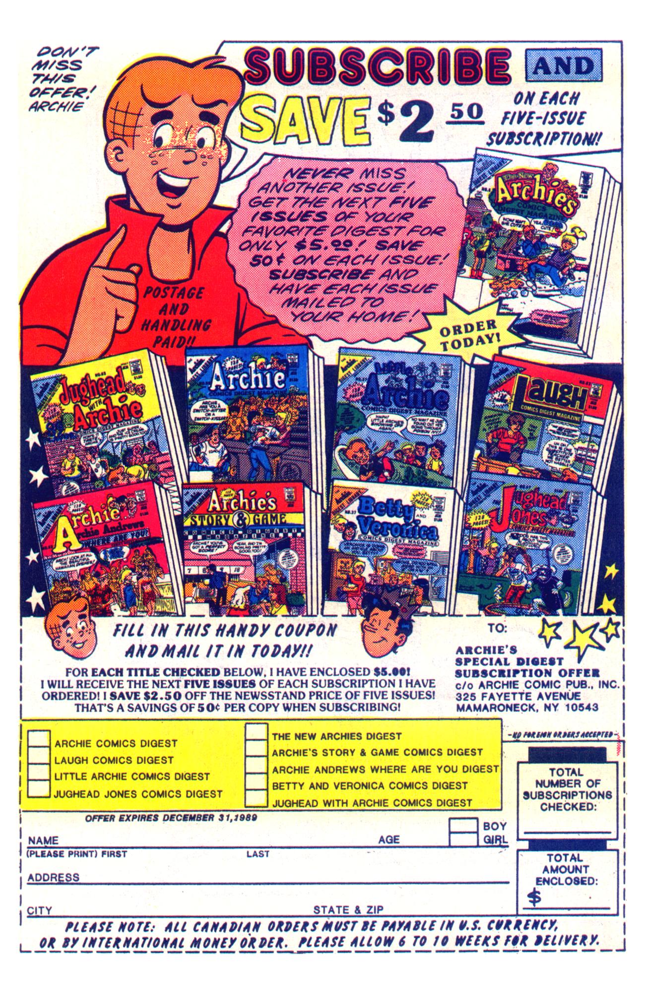 Read online Archie Giant Series Magazine comic -  Issue #598 - 10
