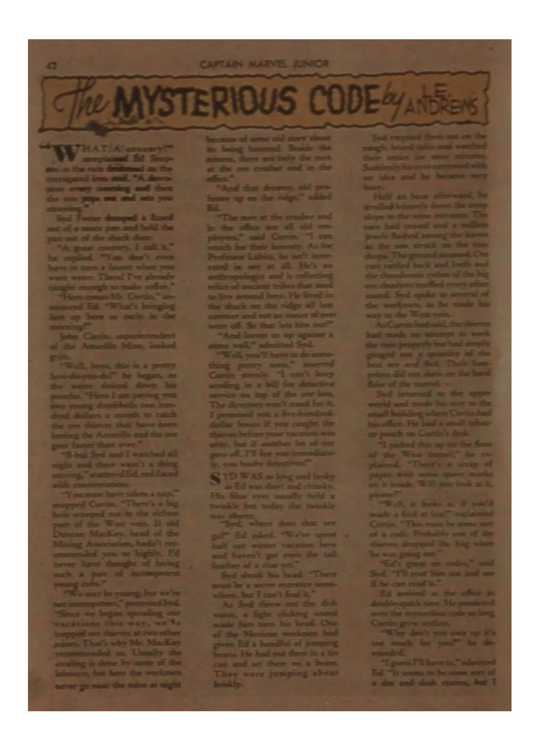 Read online Captain Marvel, Jr. comic -  Issue #3 - 42