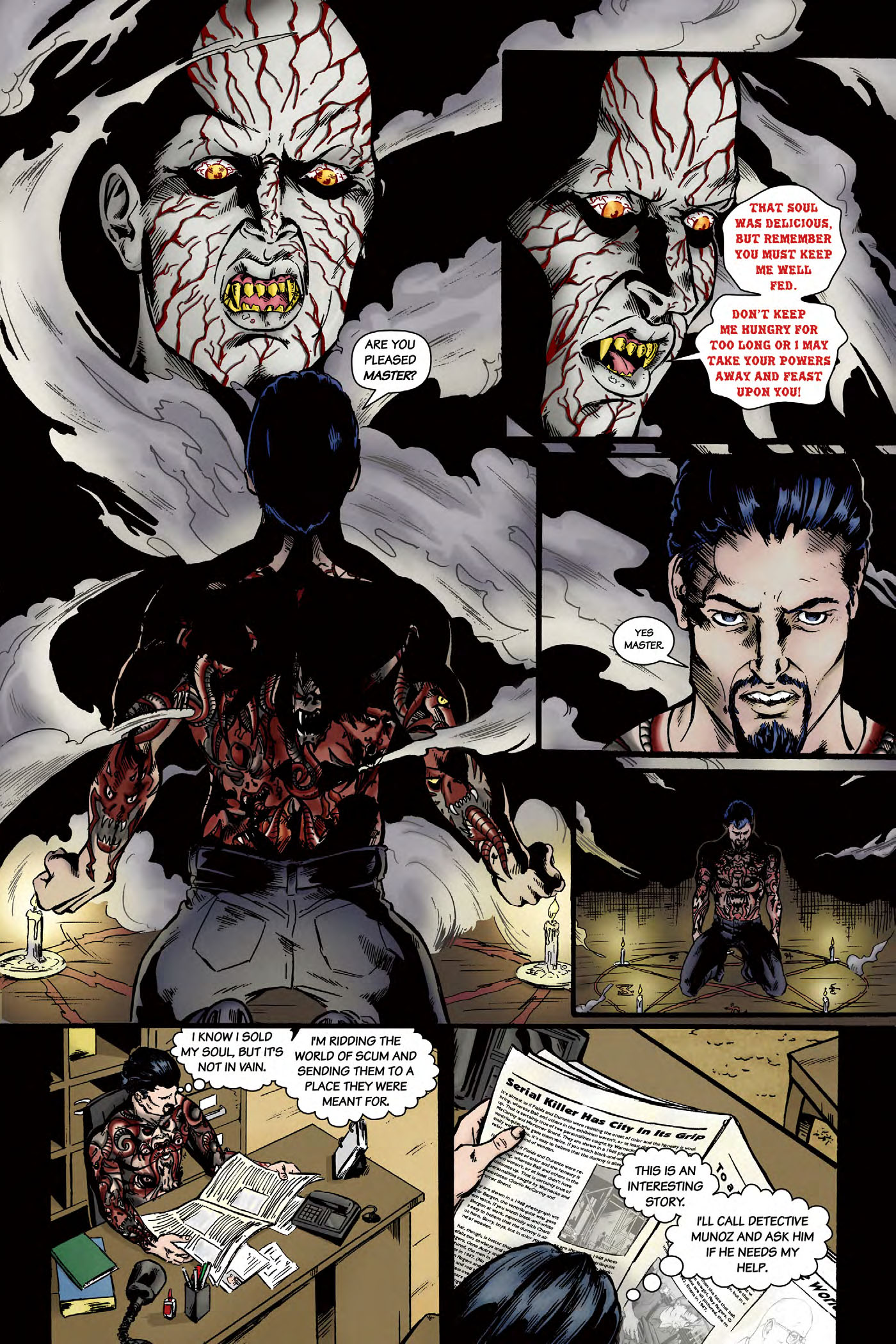 Read online Kung Fu Satanist comic -  Issue #1 - 13