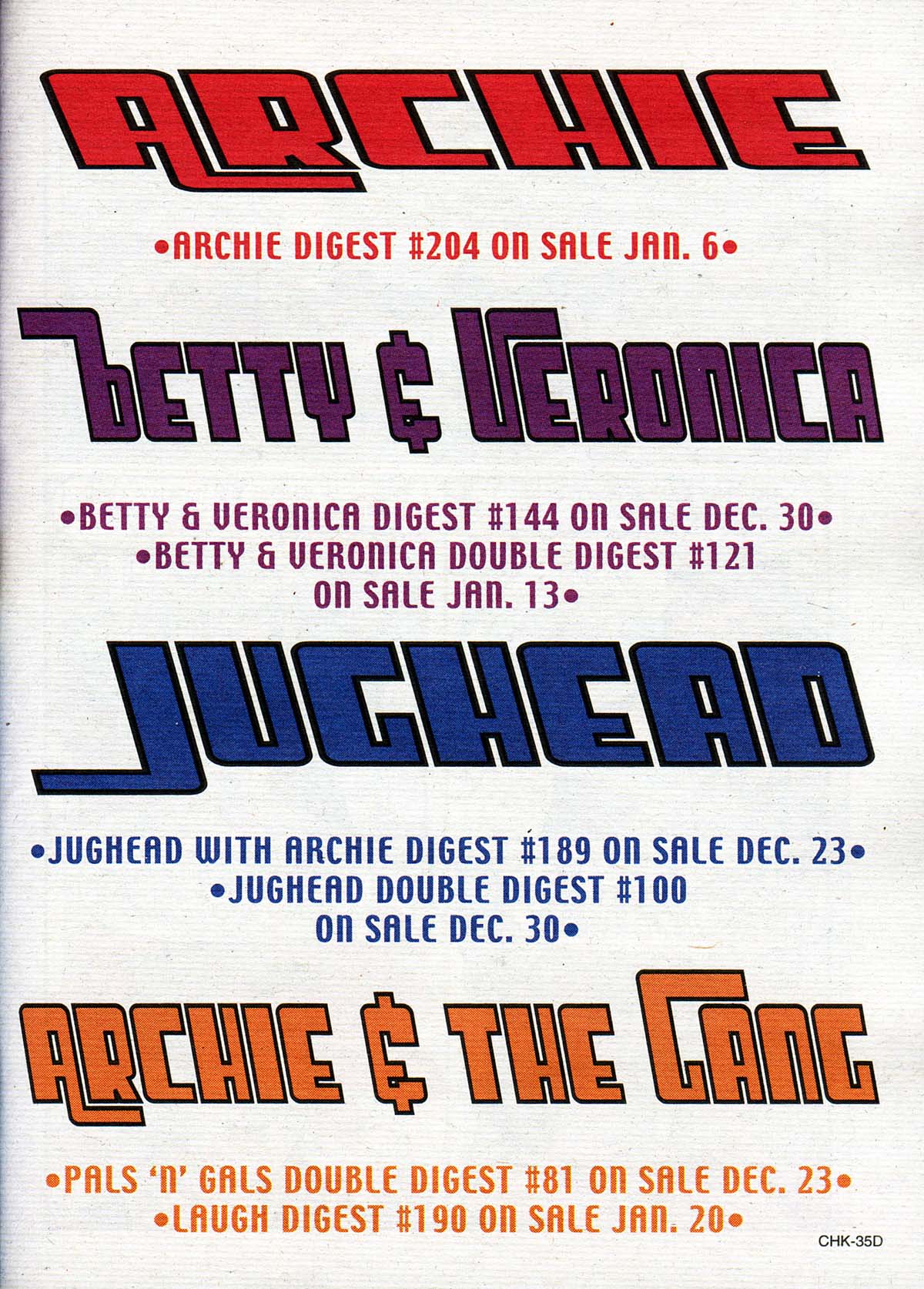 Read online Archie Digest Magazine comic -  Issue #204 - 48