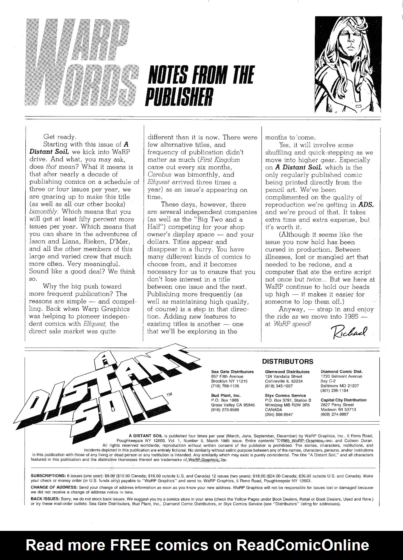 Read online A Distant Soil (1983) comic -  Issue #5 - 2