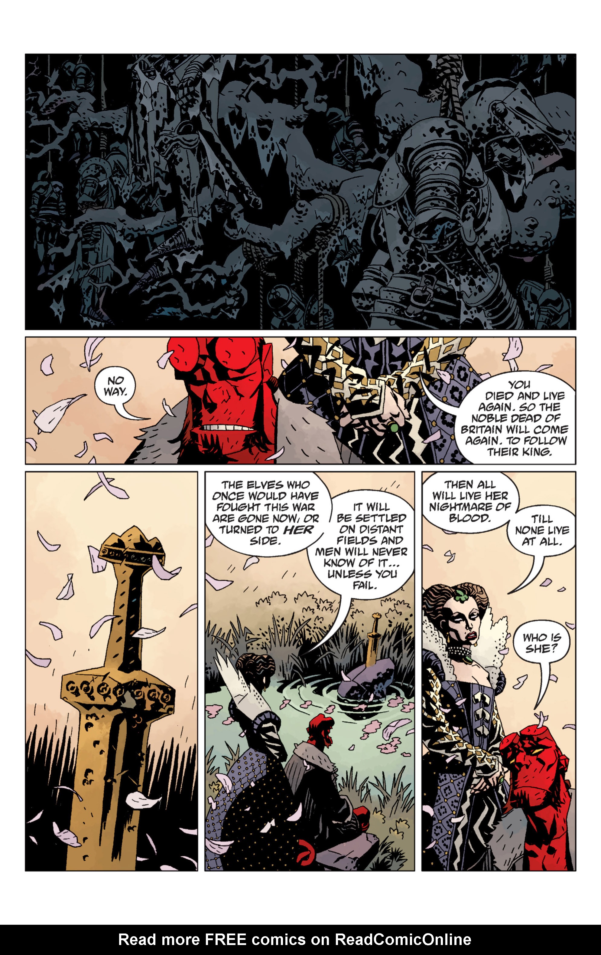 Read online Hellboy comic -  Issue #9 - 126