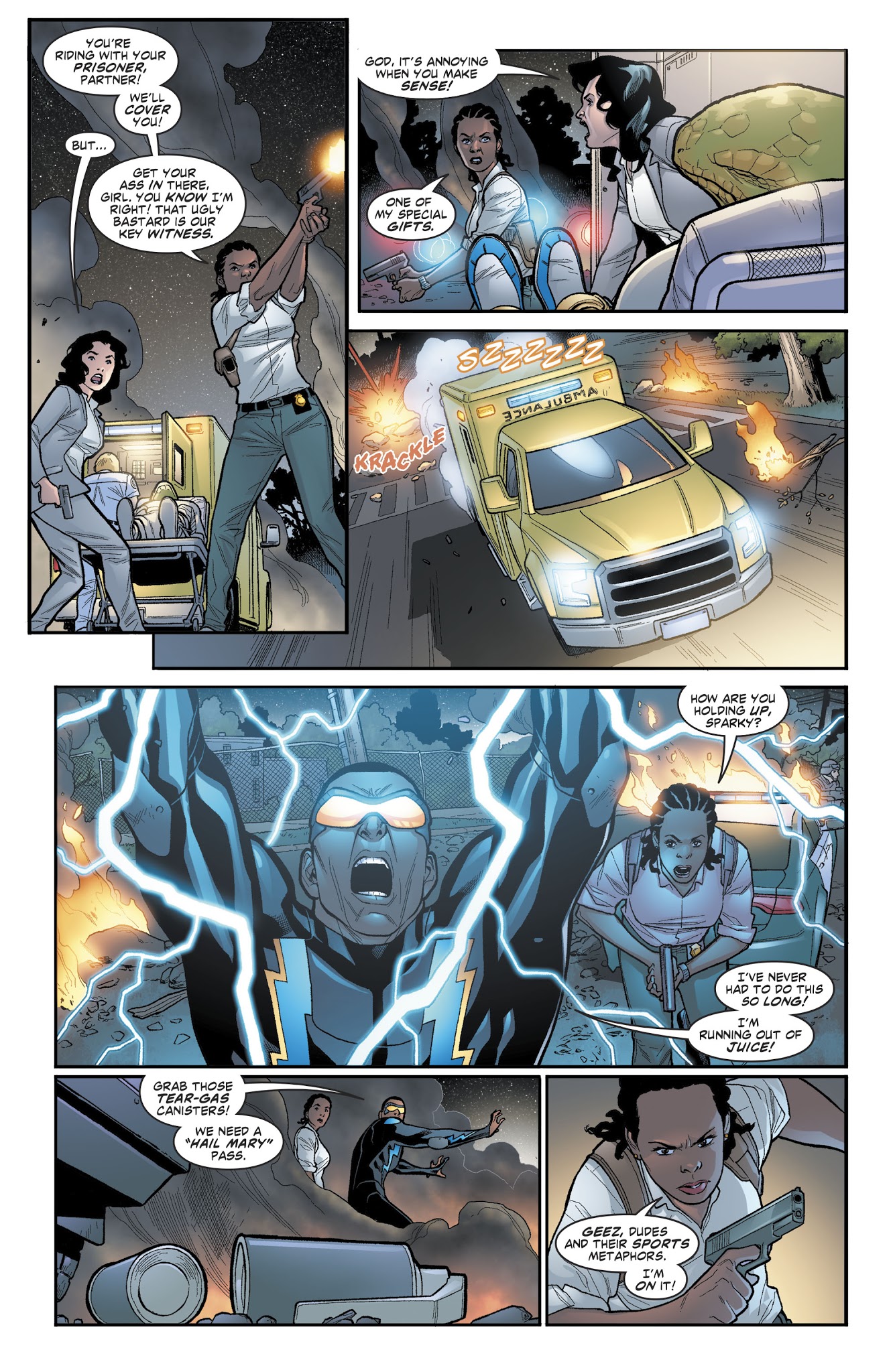 Read online Black Lightning: Cold Dead Hands comic -  Issue #4 - 16