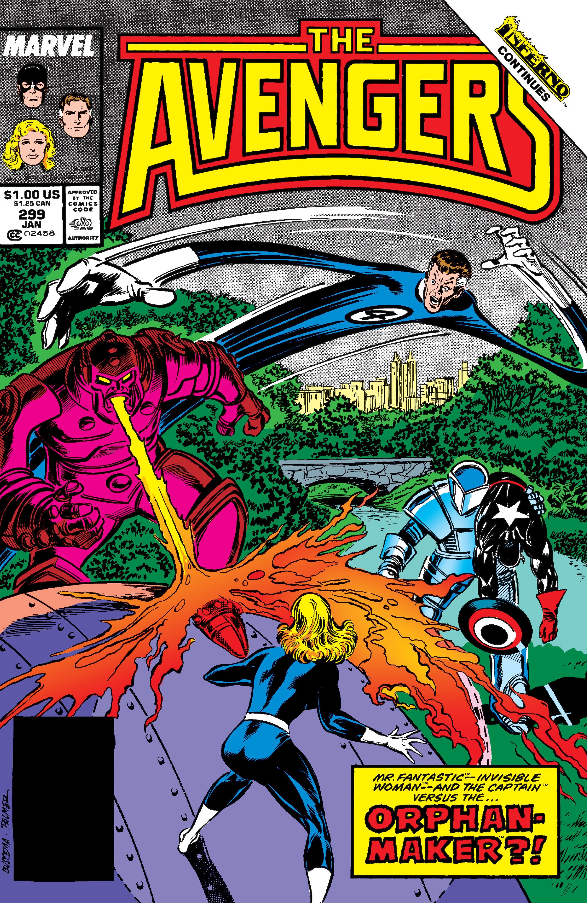 Read online The Avengers (1963) comic -  Issue #299 - 1