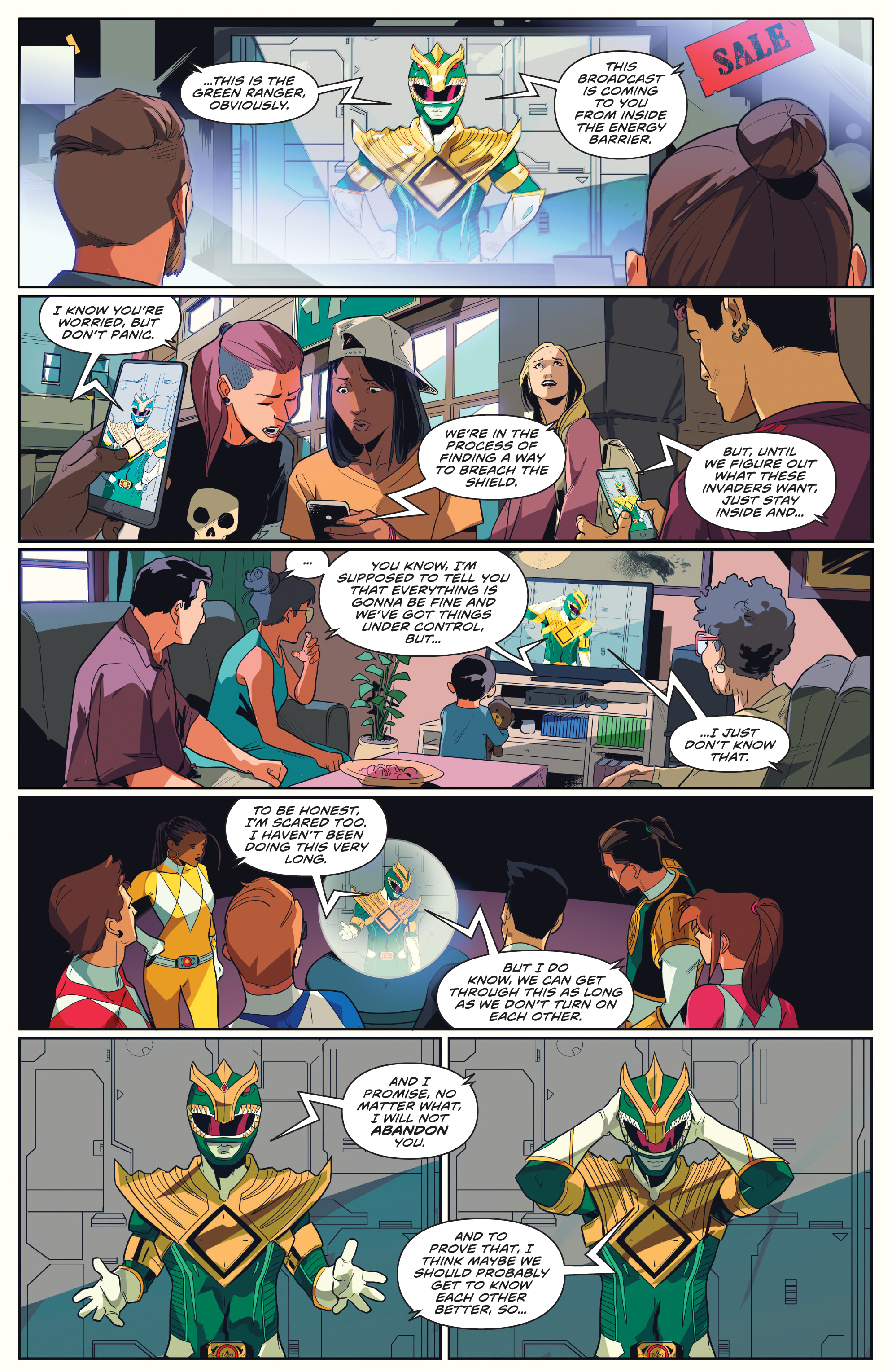 Read online Mighty Morphin comic -  Issue #4 - 21