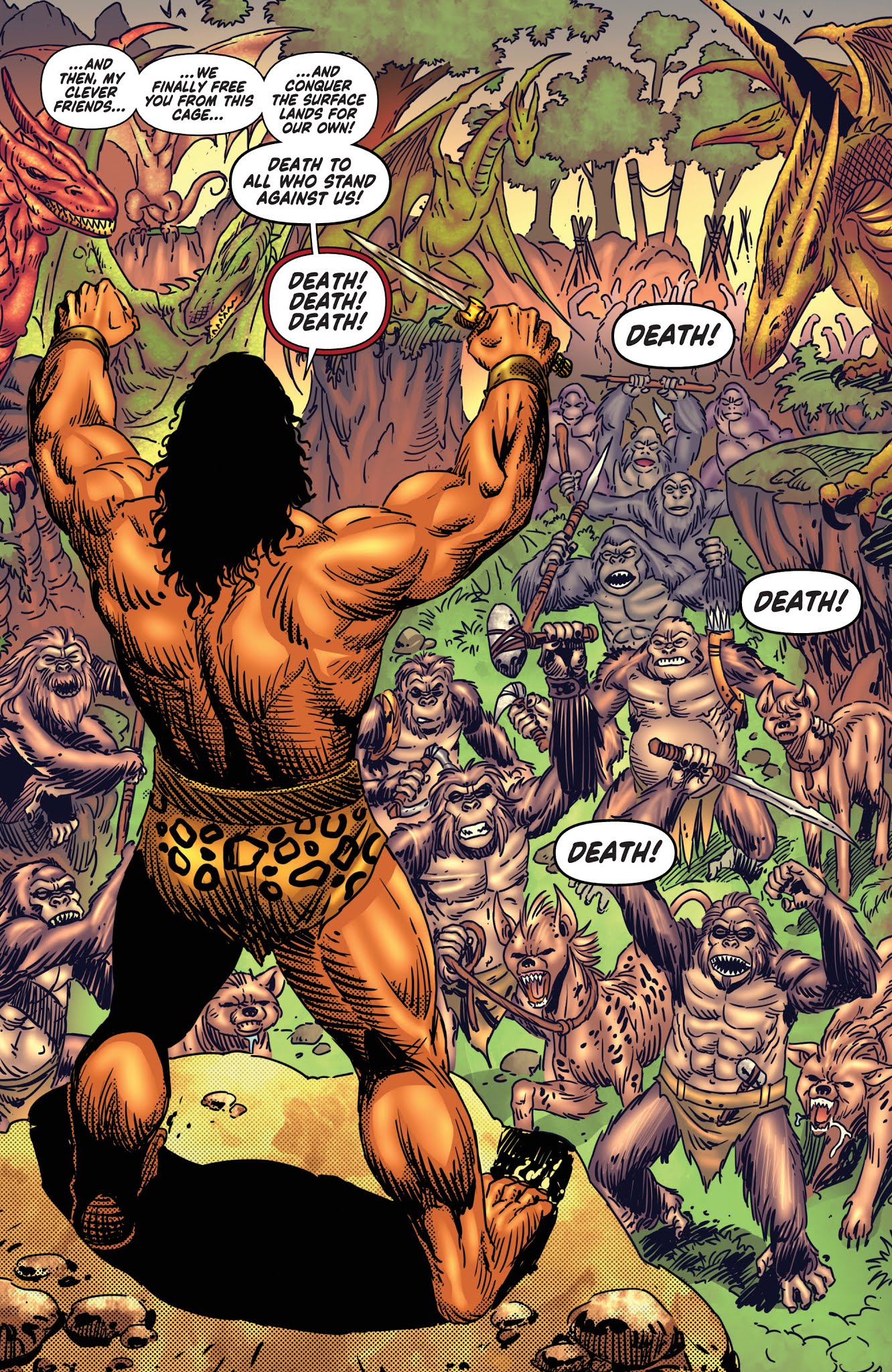 Read online Red Sonja/Tarzan comic -  Issue #6 - 11