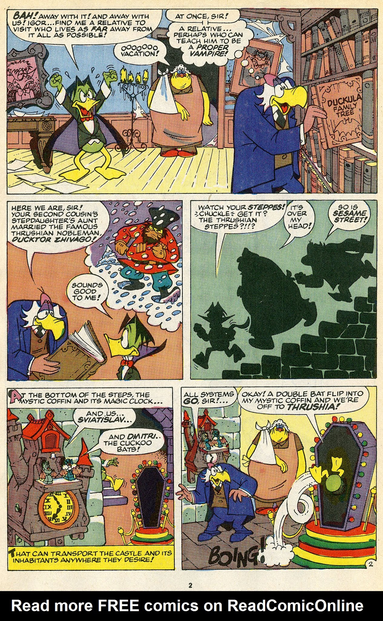 Read online Count Duckula comic -  Issue #6 - 4