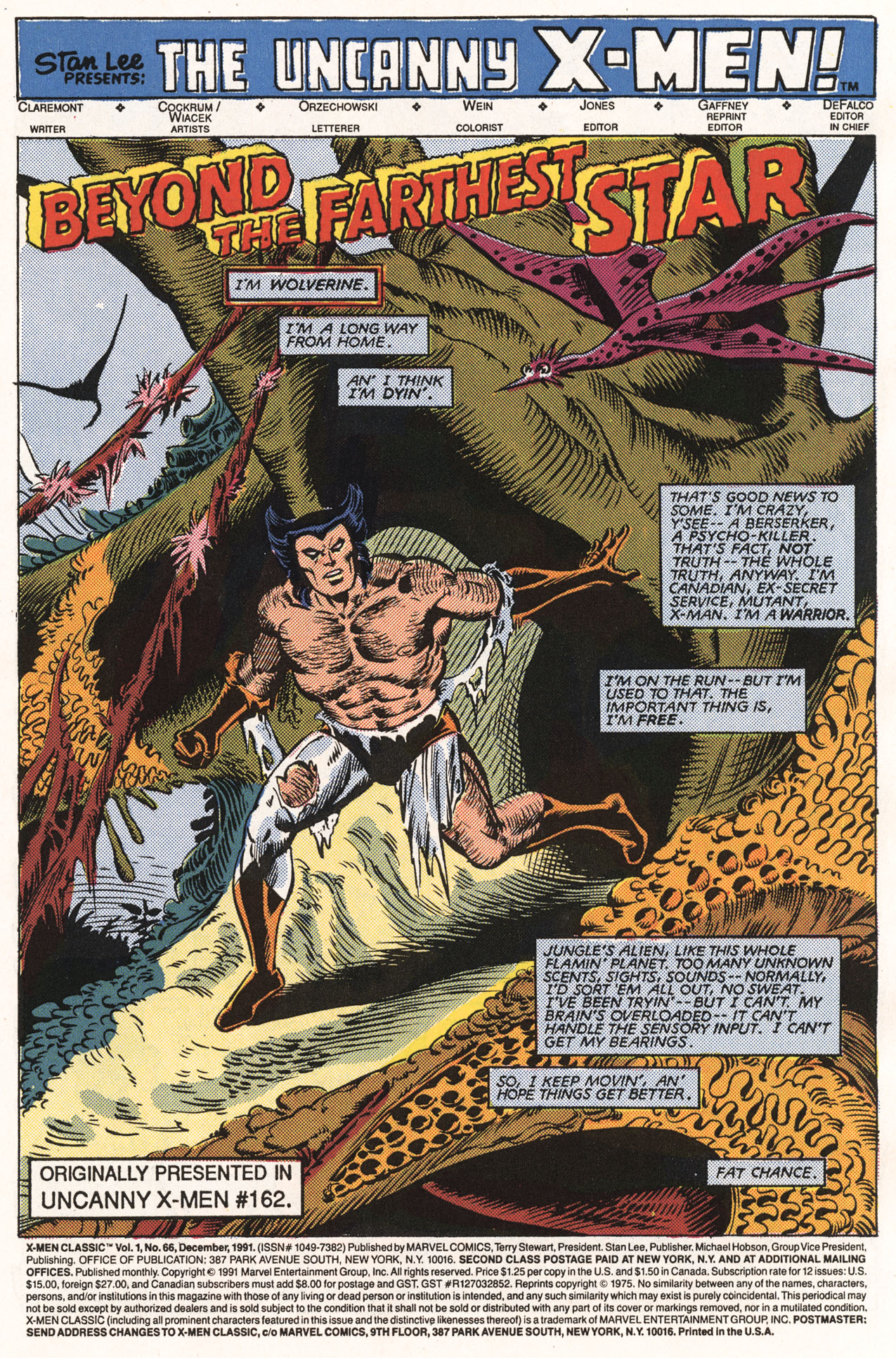 Read online X-Men Classic comic -  Issue #66 - 3