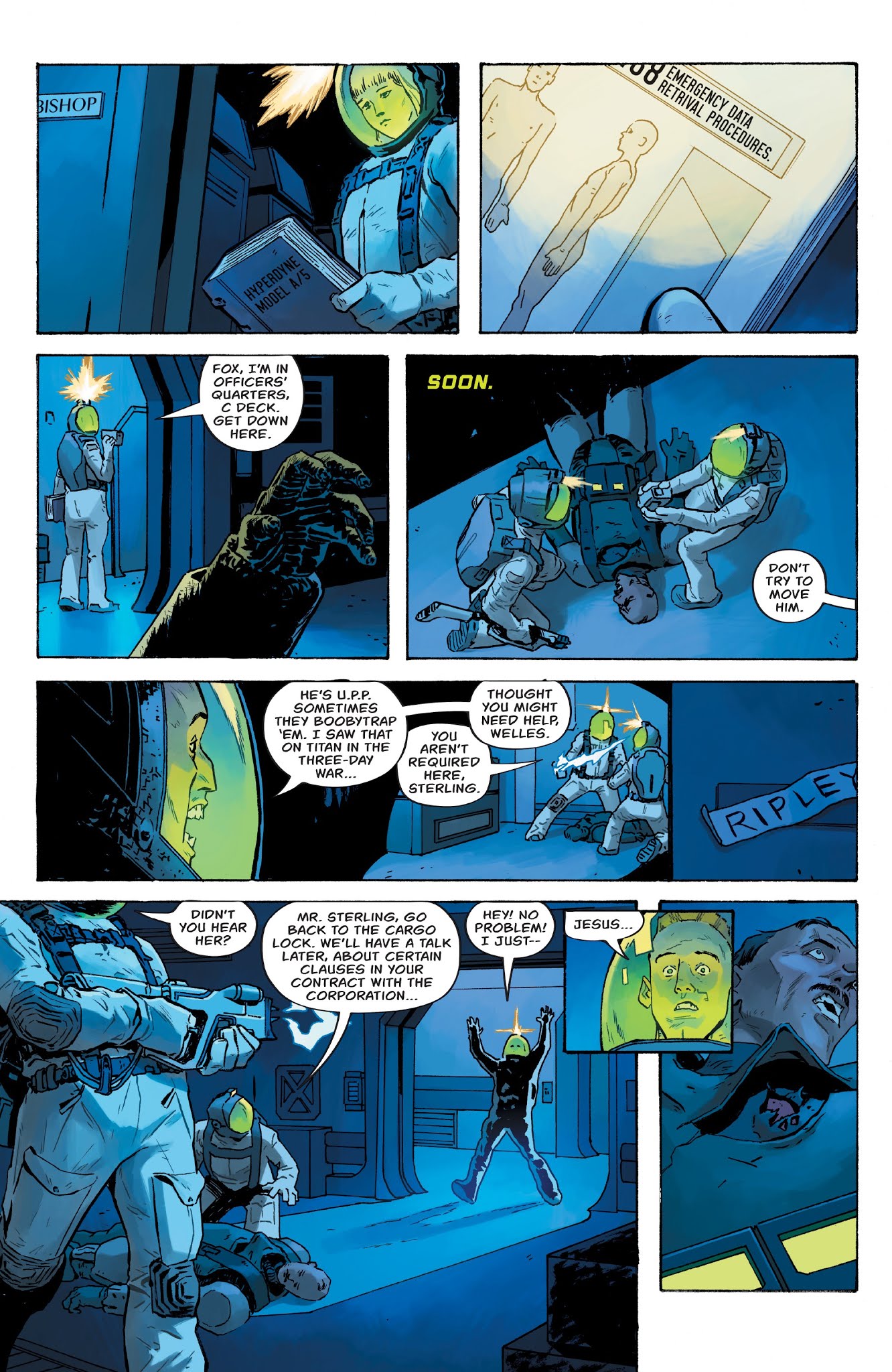 Read online William Gibson's Alien 3 comic -  Issue #1 - 20