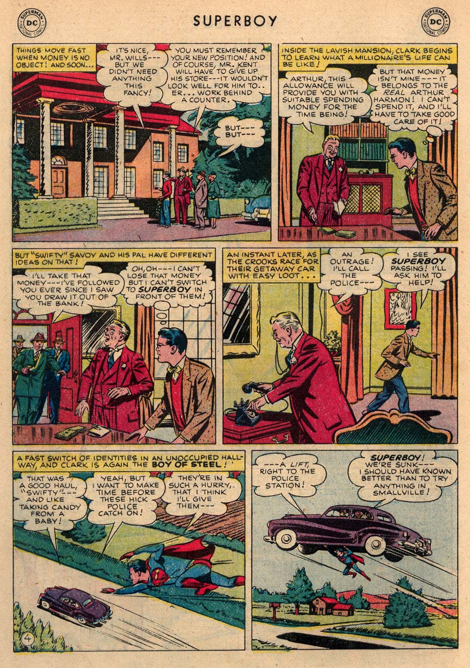 Read online Superboy (1949) comic -  Issue #23 - 5