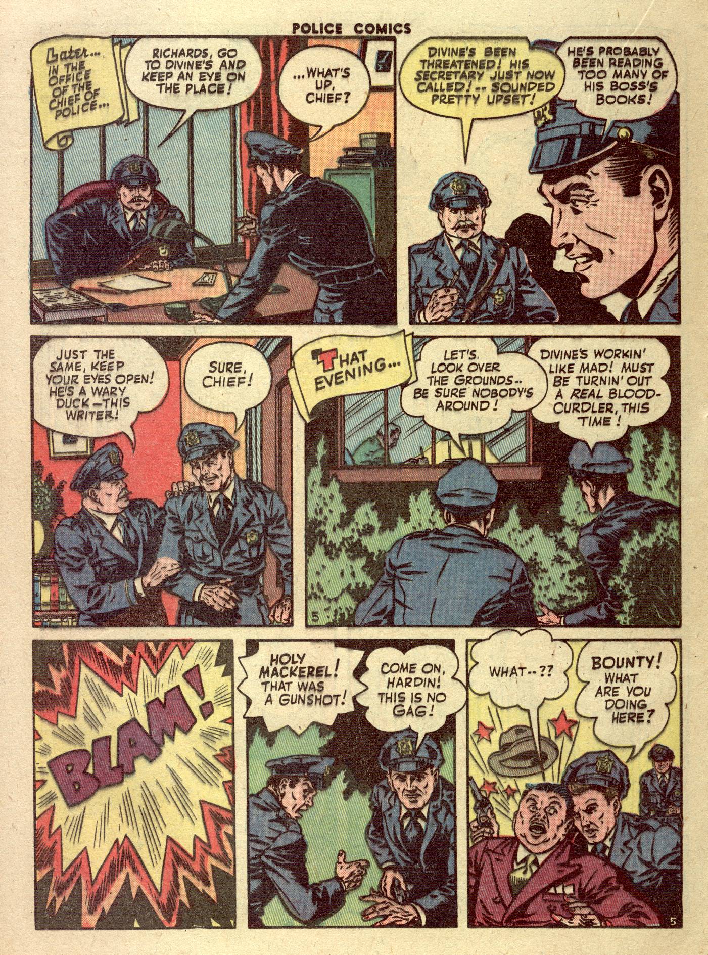 Read online Police Comics comic -  Issue #31 - 34