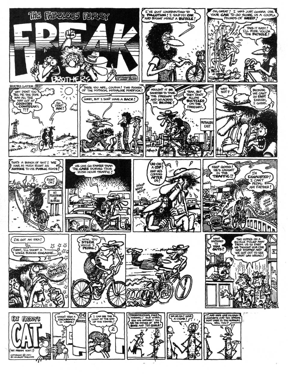 Read online The Fabulous Furry Freak Brothers comic -  Issue #2 - 16