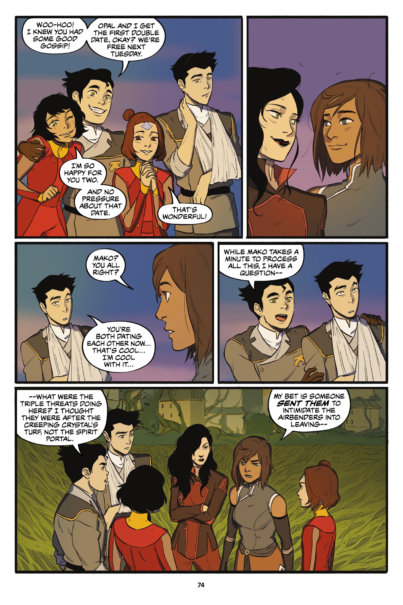 Read online Nickelodeon The Legend of Korra – Turf Wars comic -  Issue #1 - 75