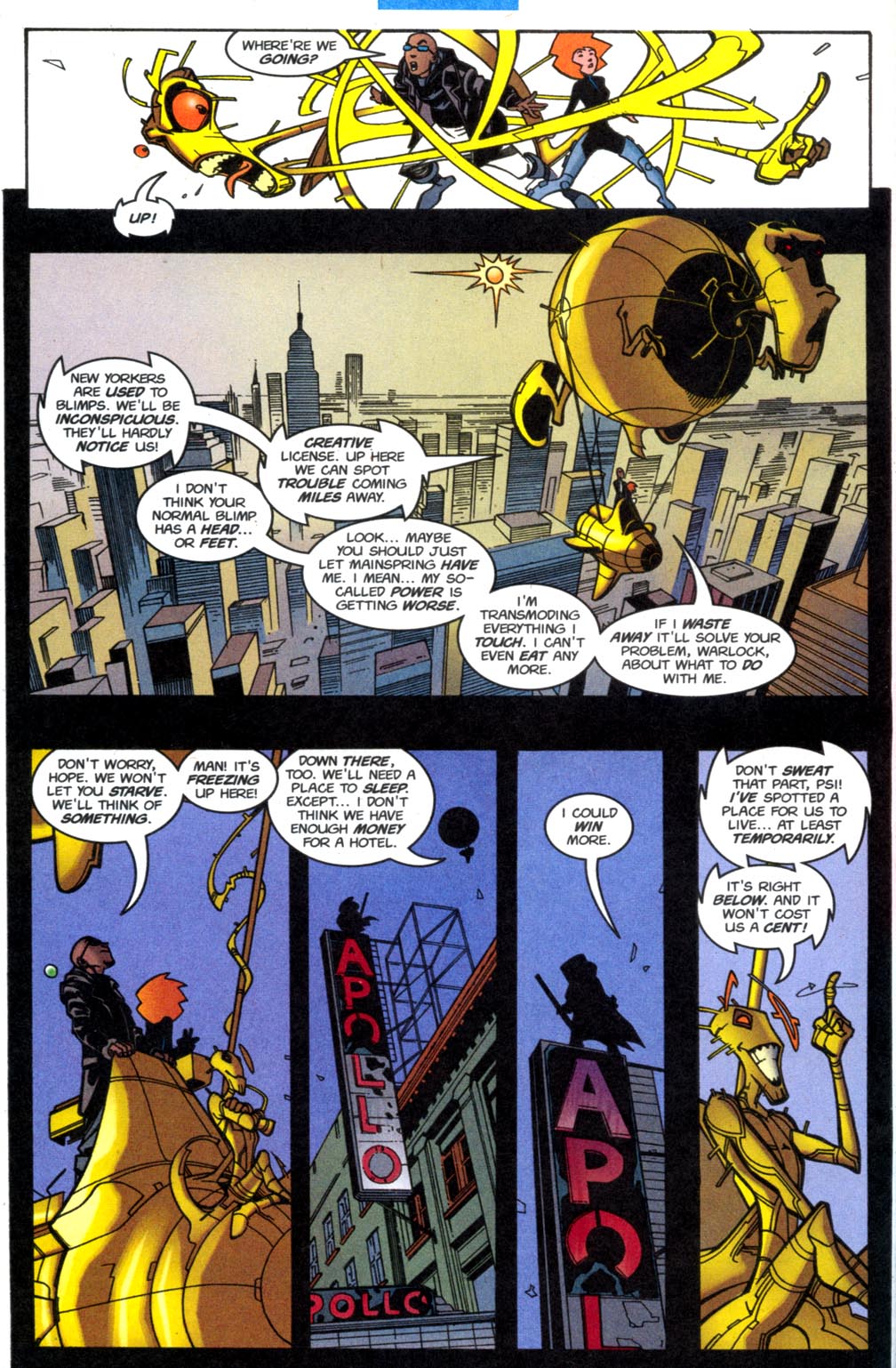 Read online Warlock (1999) comic -  Issue #4 - 6