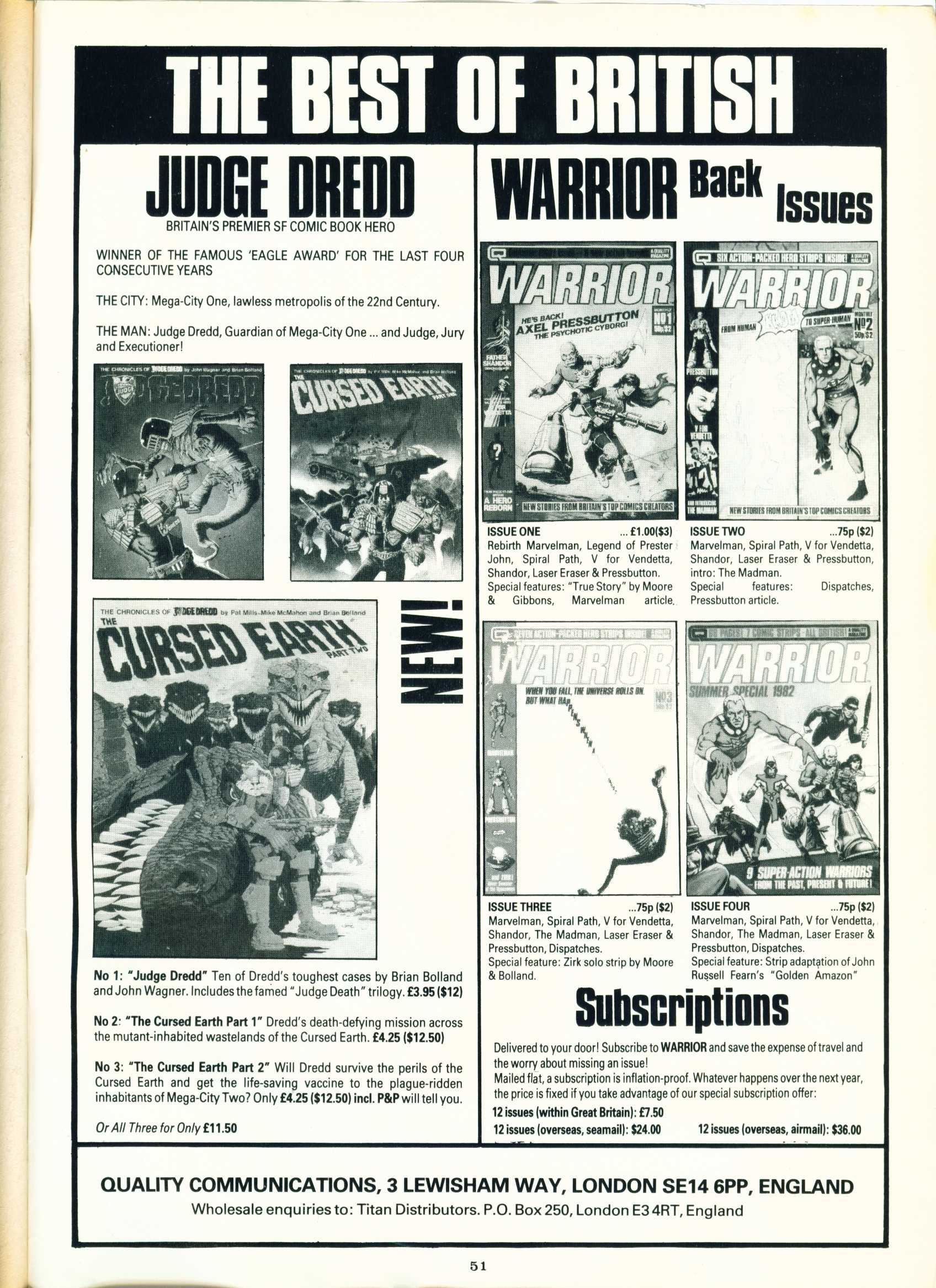 Read online Warrior comic -  Issue #5 - 50