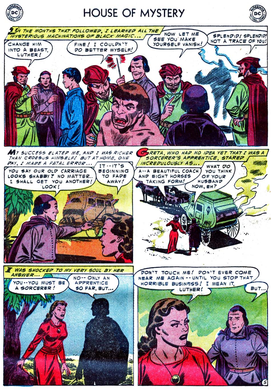Read online House of Mystery (1951) comic -  Issue #31 - 32