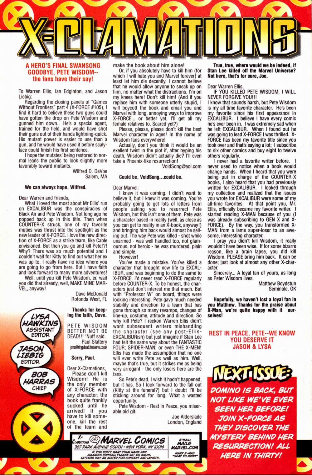 Read online X-Force (1991) comic -  Issue #107 - 25