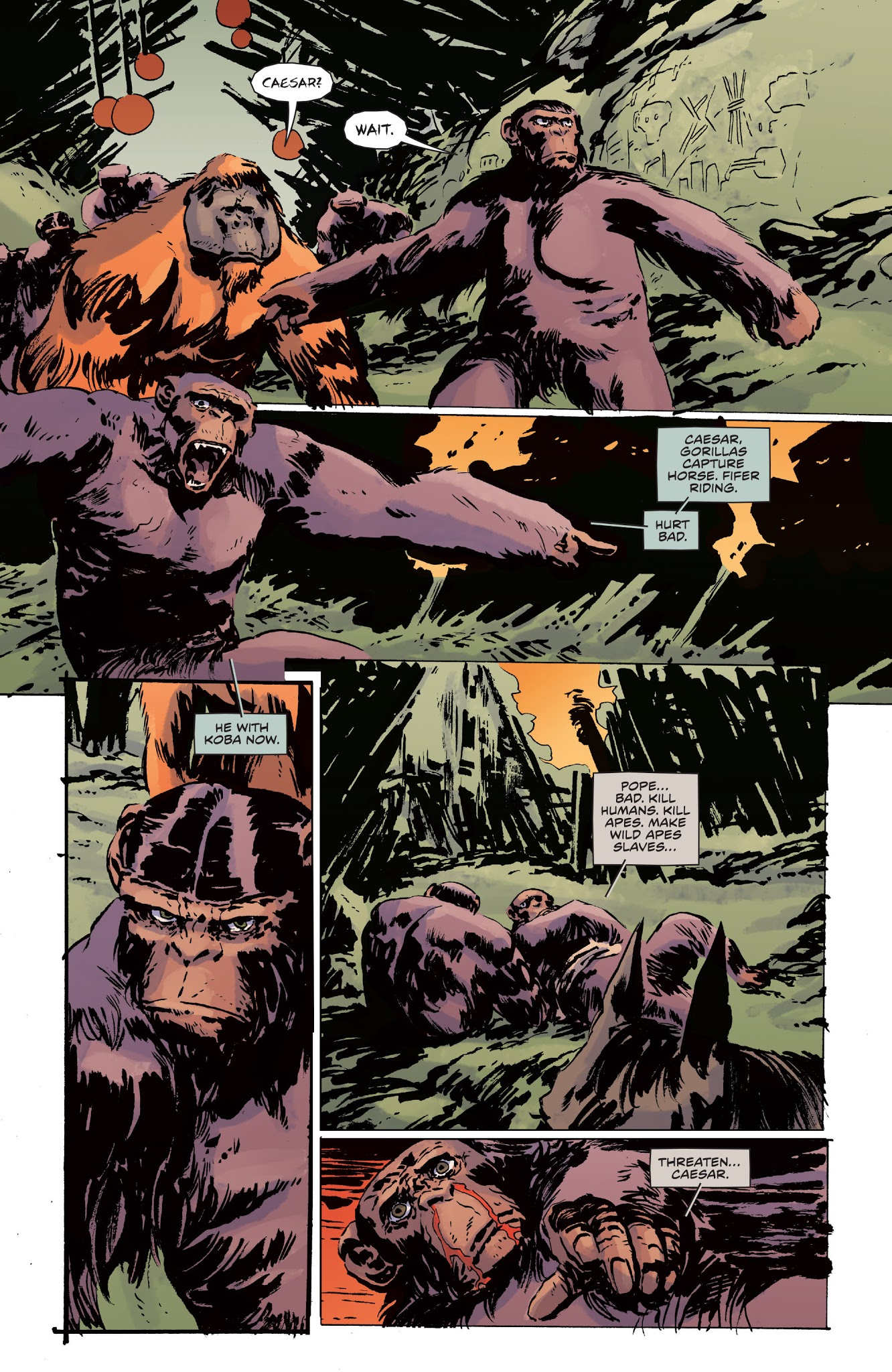 Read online Dawn of the Planet of the Apes comic -  Issue # TPB - 82