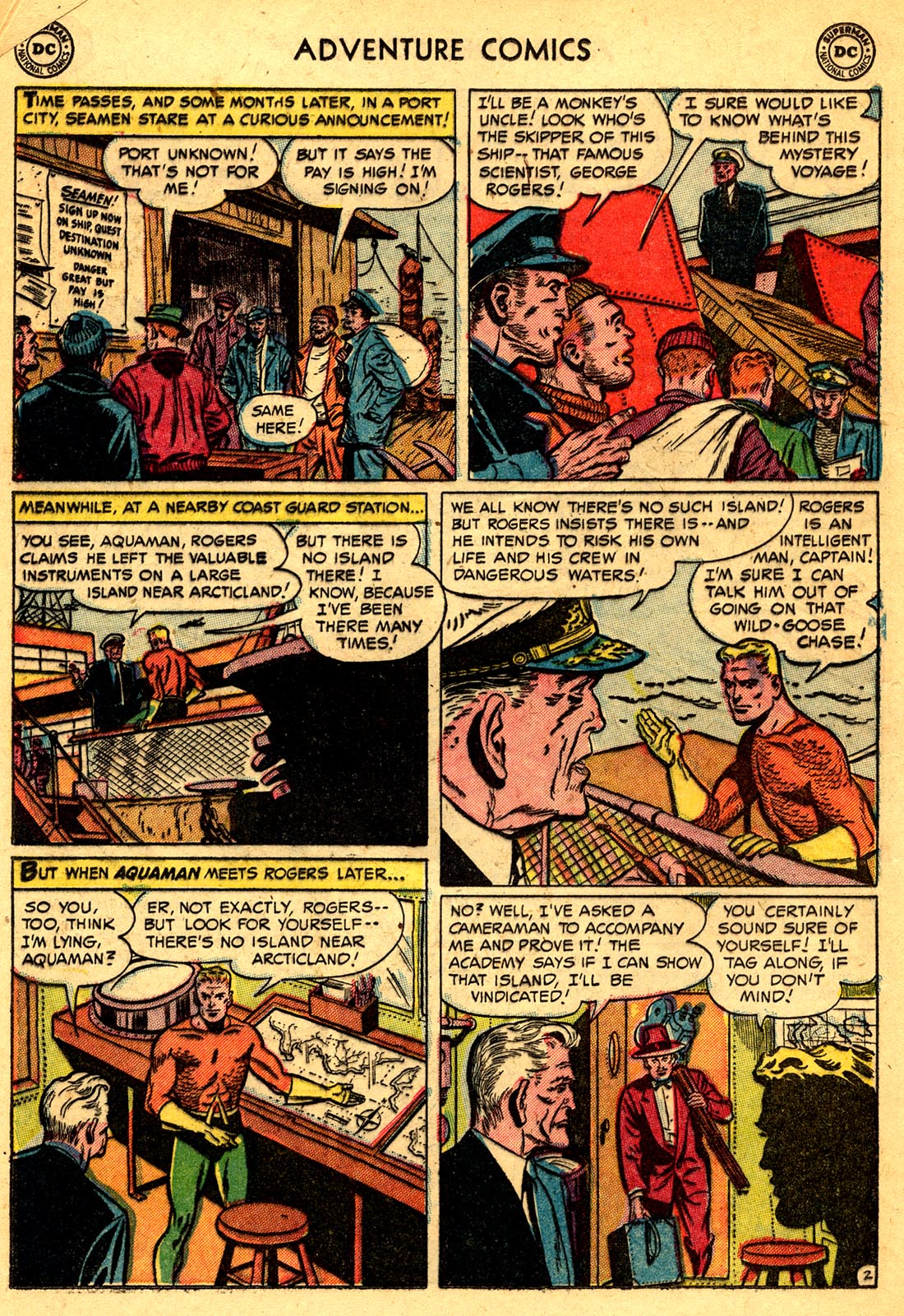 Read online Adventure Comics (1938) comic -  Issue #209 - 16