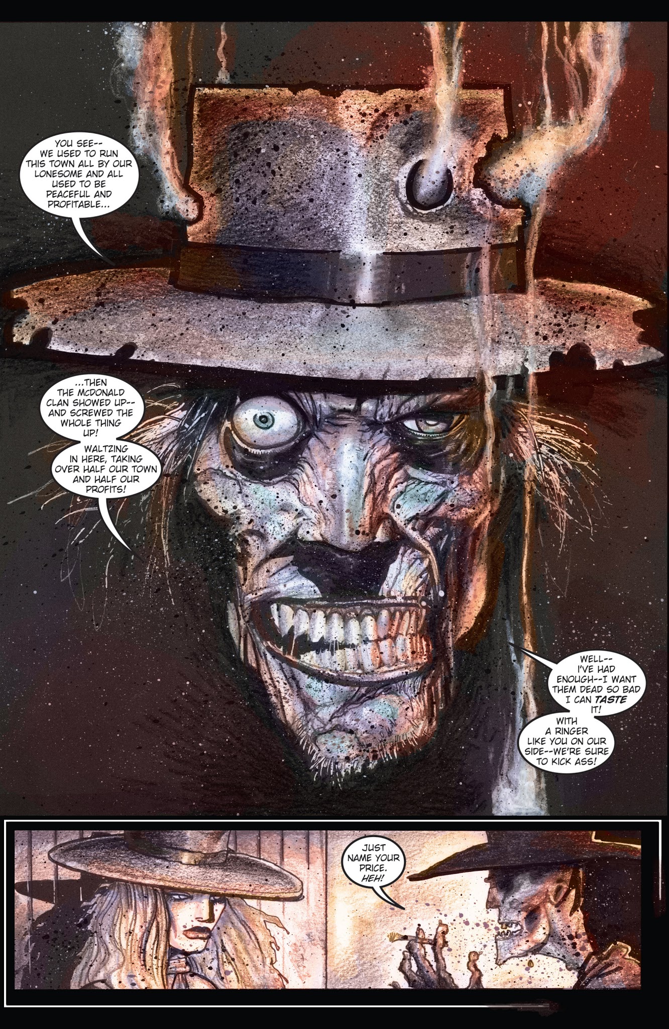 Read online Fistful of Blood comic -  Issue #1 - 18
